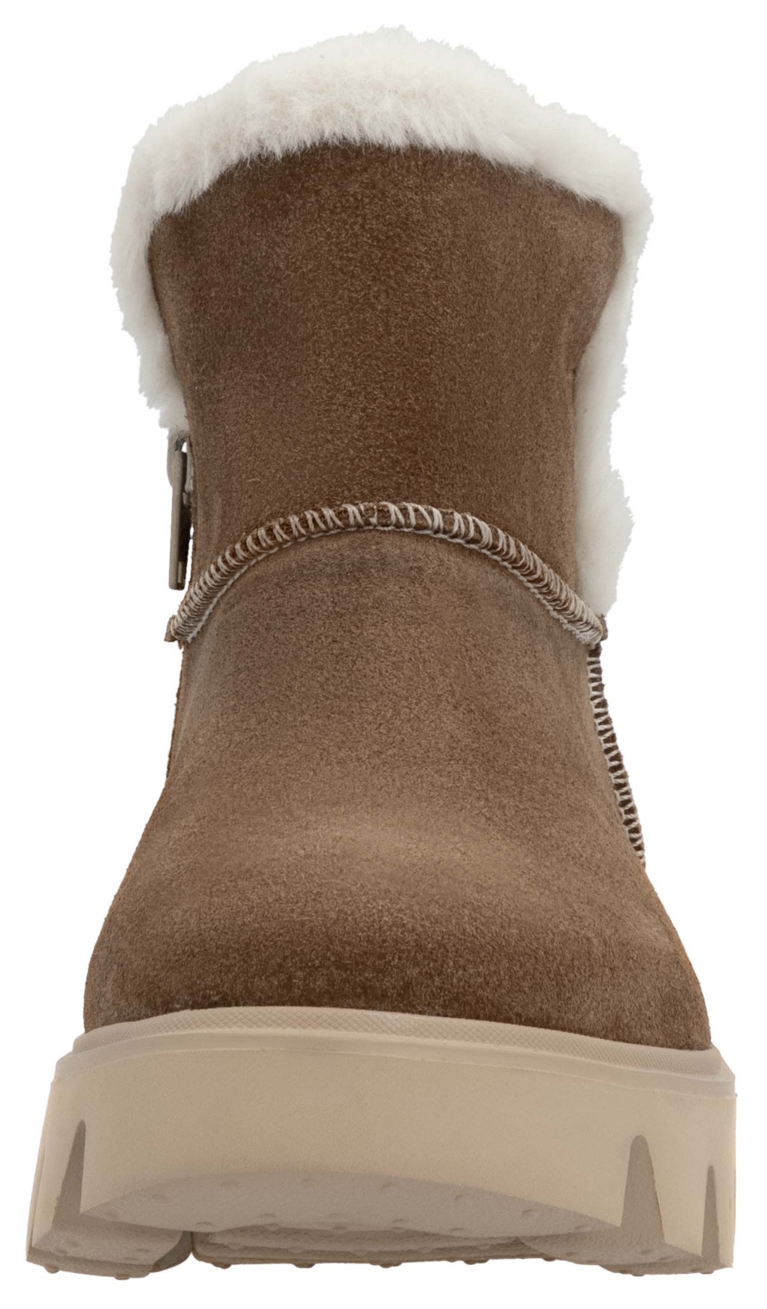 Rieker EVOLUTION Winterboots, Plateaustiefel, Schlupfschuh mit Innenreißverschluss