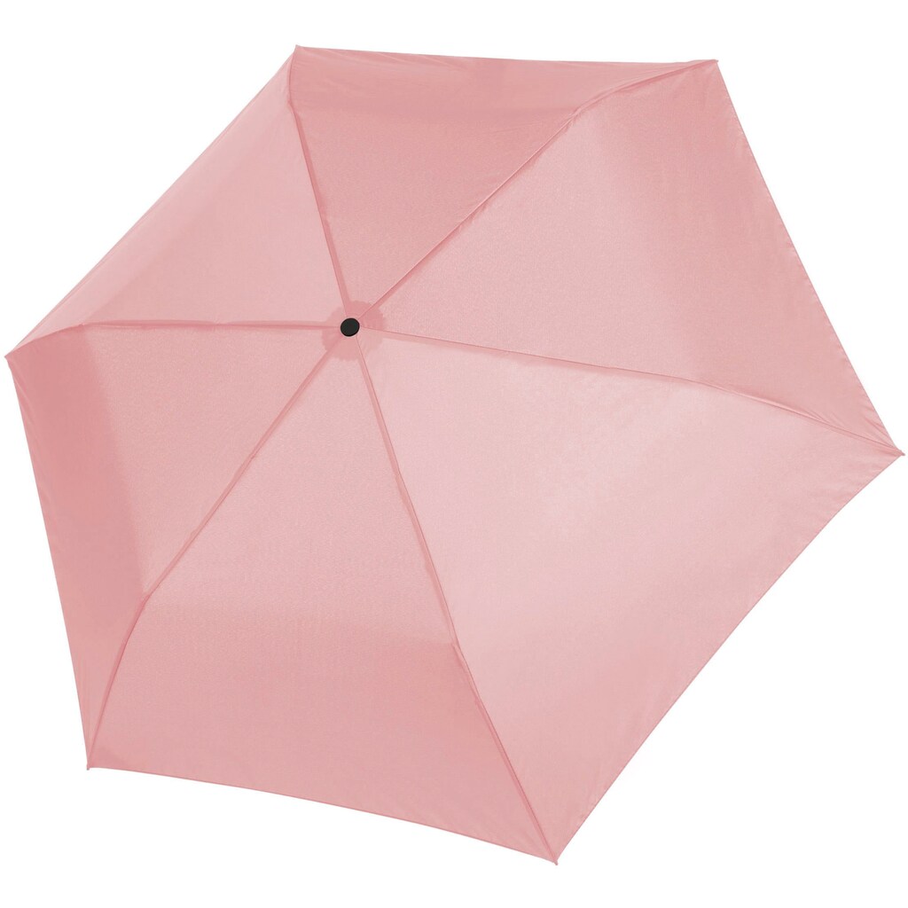 doppler® Taschenregenschirm »zero,99 uni, rose shadow«