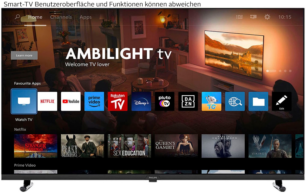 Philips LED-Fernseher »40PFS6000/12«, HD ready, Smart-TV
