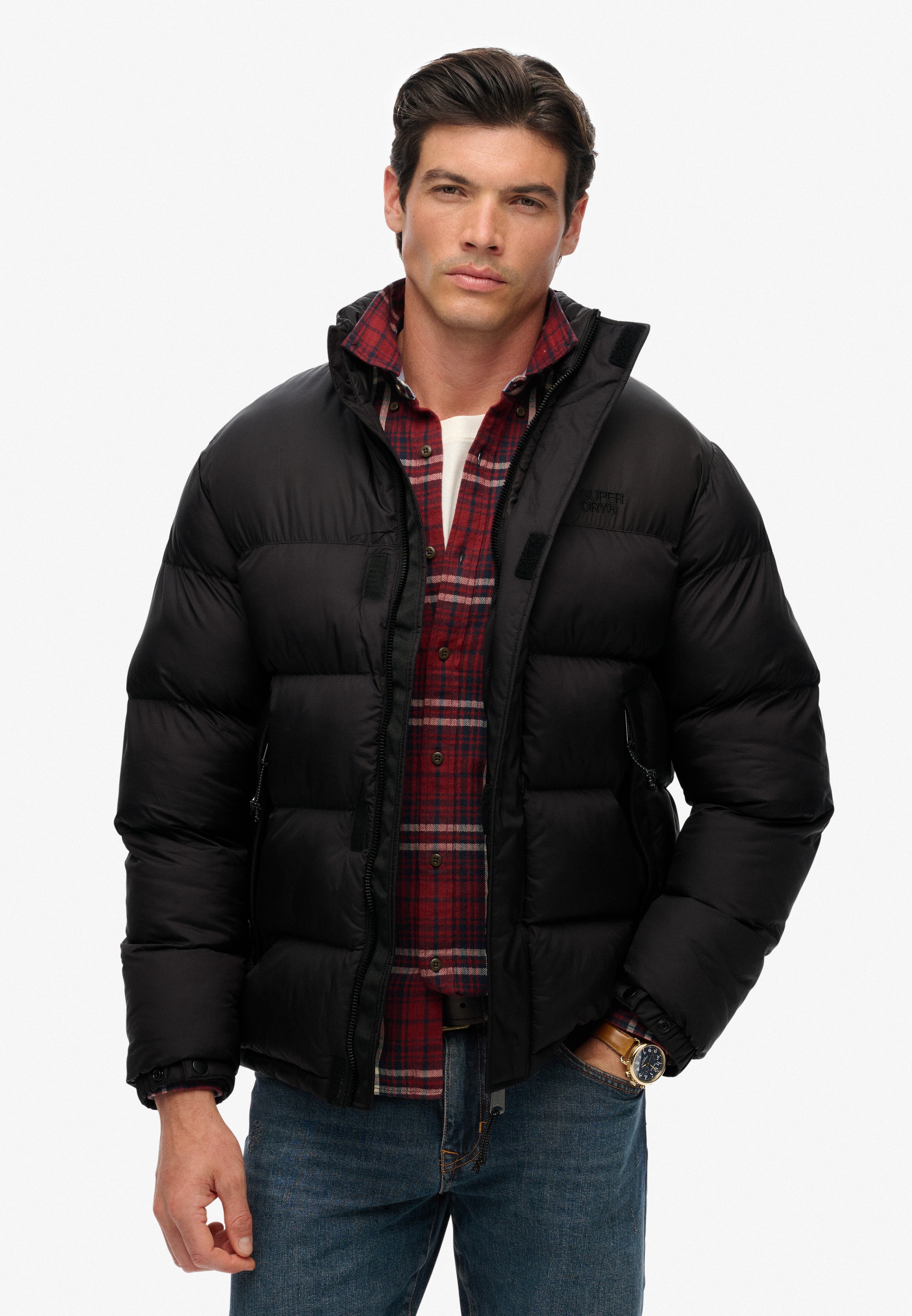 Superdry Steppjacke "NON HOODED TECH PADDED JKT", ohne Kapuze günstig online kaufen