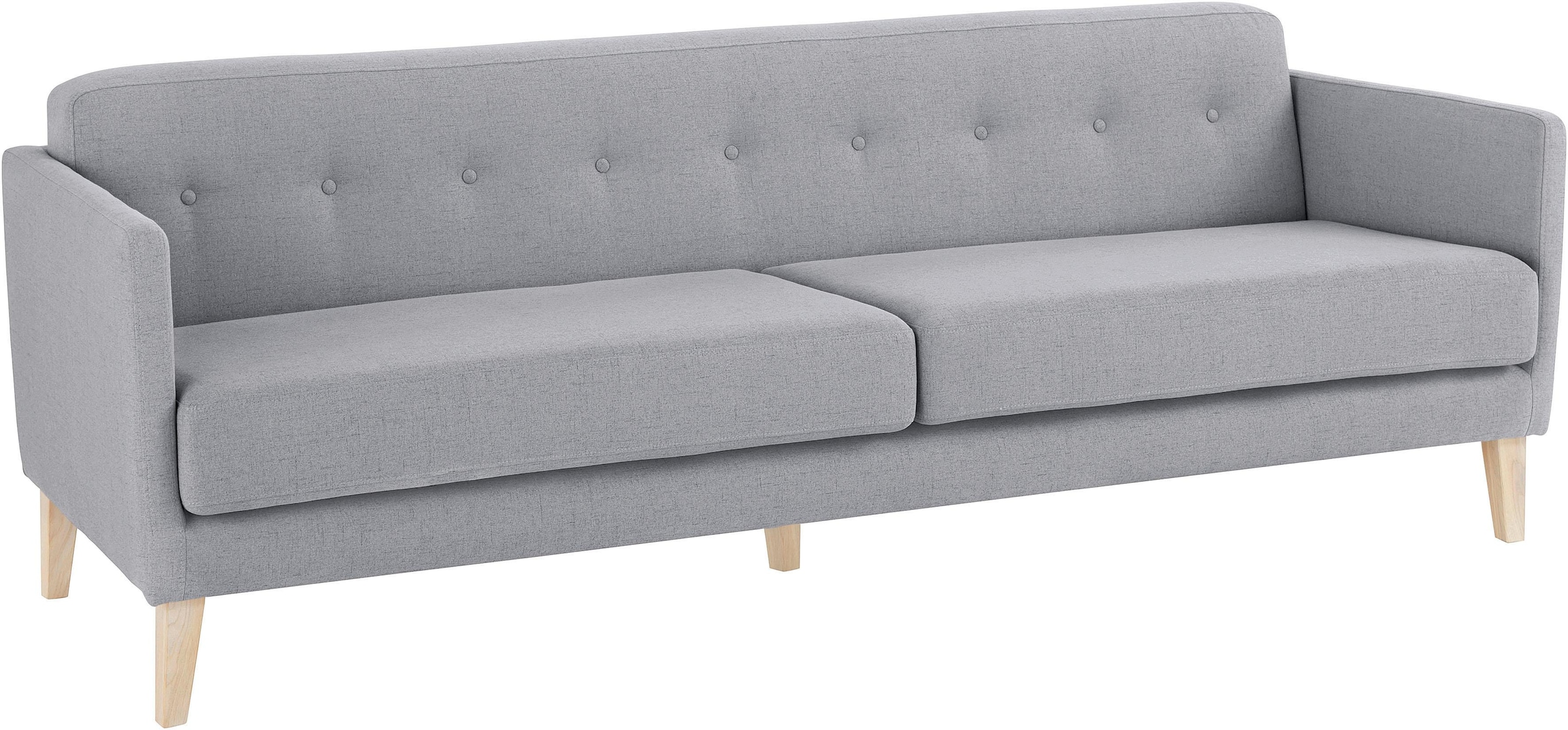 andas 3-Sitzer »Raadal«, in skandinavischem Design, Knopfheftung, Design by Morten Georgsen
