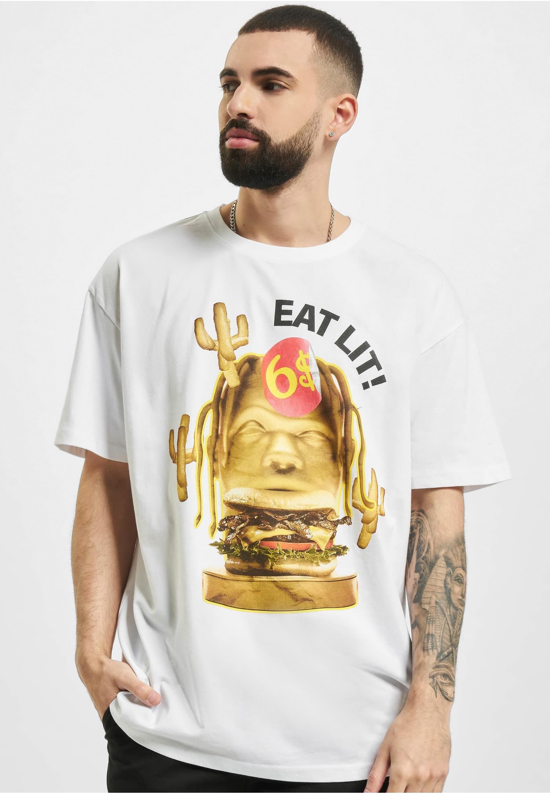 MisterTee T-Shirt »MisterTee Unisex Eat Lit Oversize Tee«, (1 tlg.)