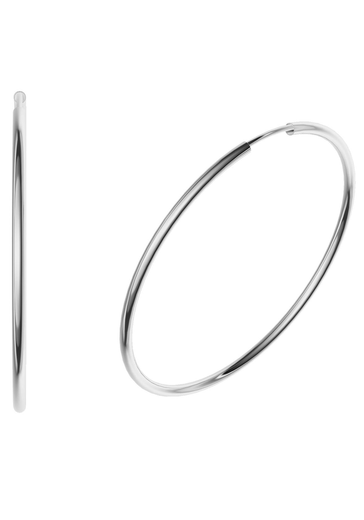 FIRETTI Hoop Earrings Silver 925 Size 60 2