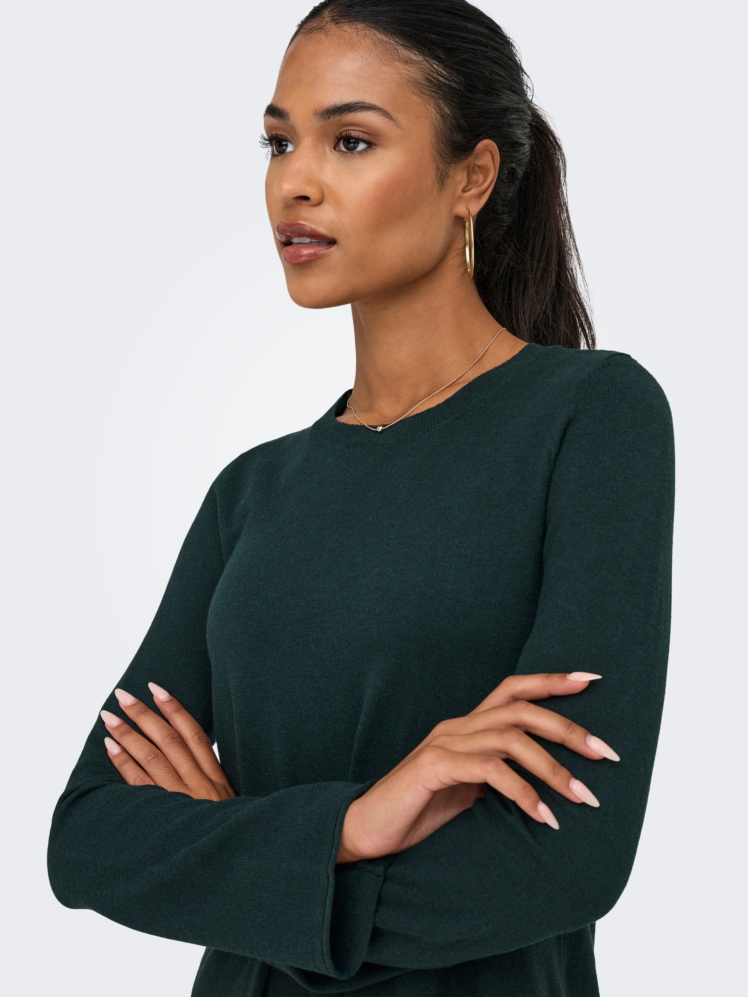 Thumbnail - ONLY Midikleid "ONLAMALIO LIFE LS ONECK DRESS KNT" Sommerkleid