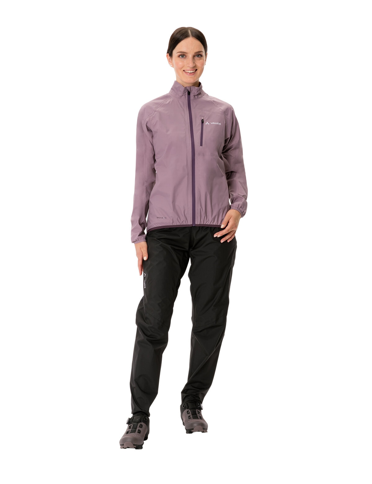 VAUDE Regenjacke »WOMEN'S DROP JACKET III«, ohne Kapuze, mit Brusttasche