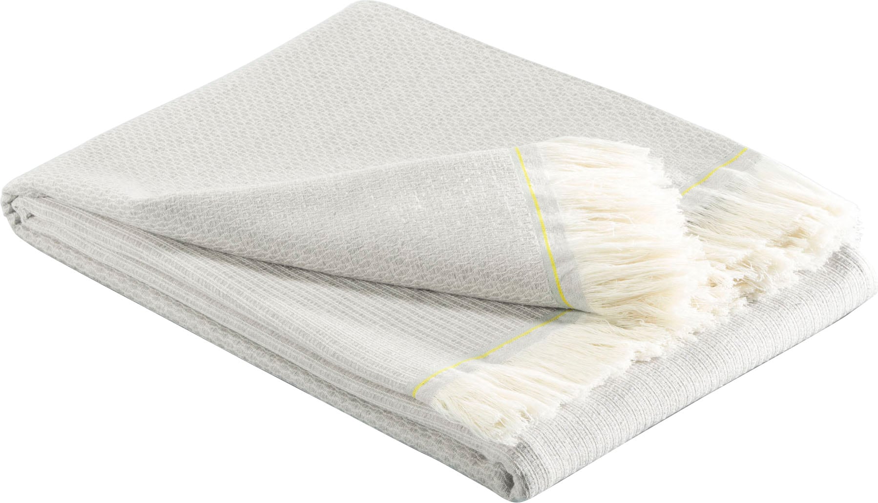Biederlack Plaid »Lines«, hochwertige Franse, Kuscheldecke
