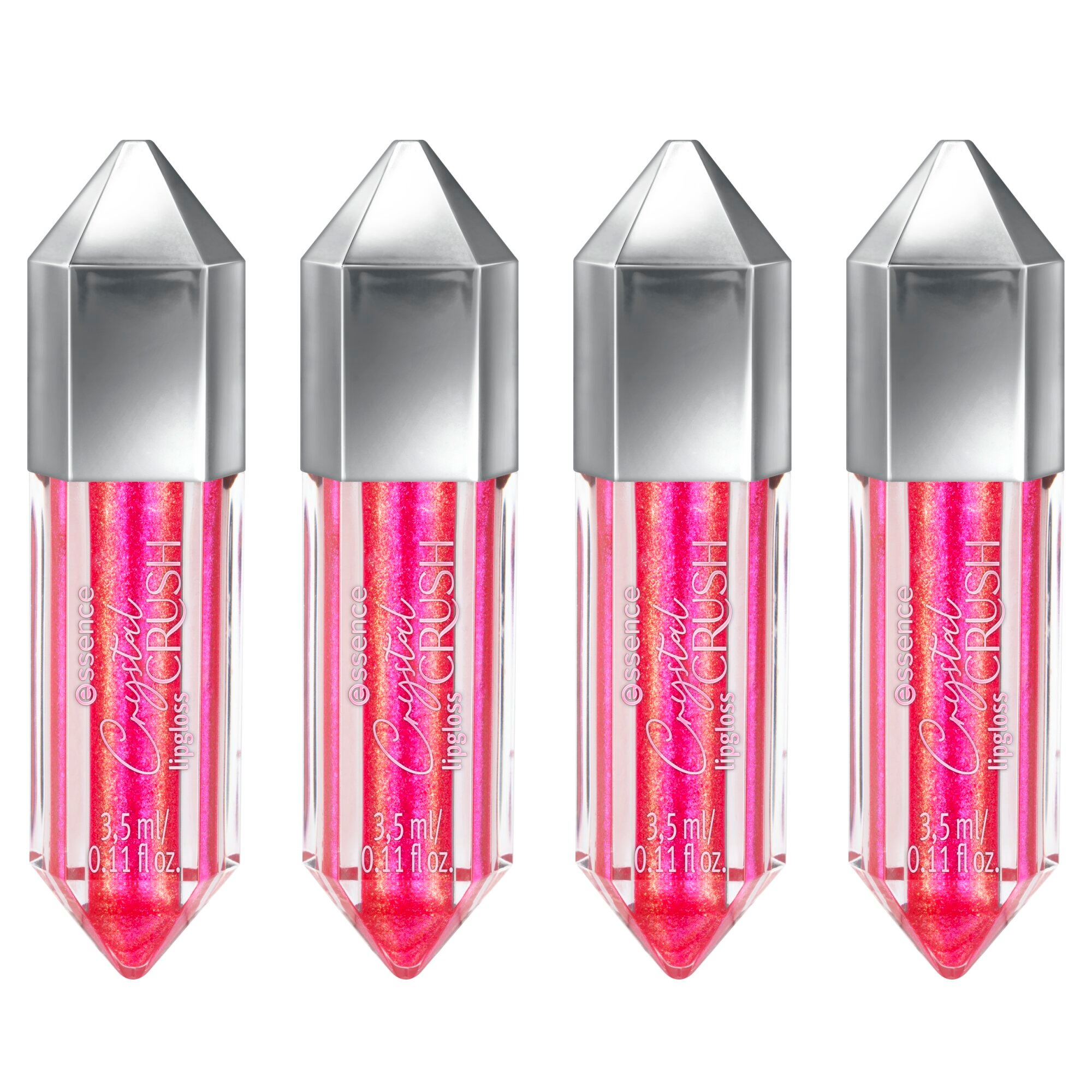 ESSENCE Damen Lipgloss "CRYSTAL CRUSH lipgloss", pink, Lippen-Kosmetika