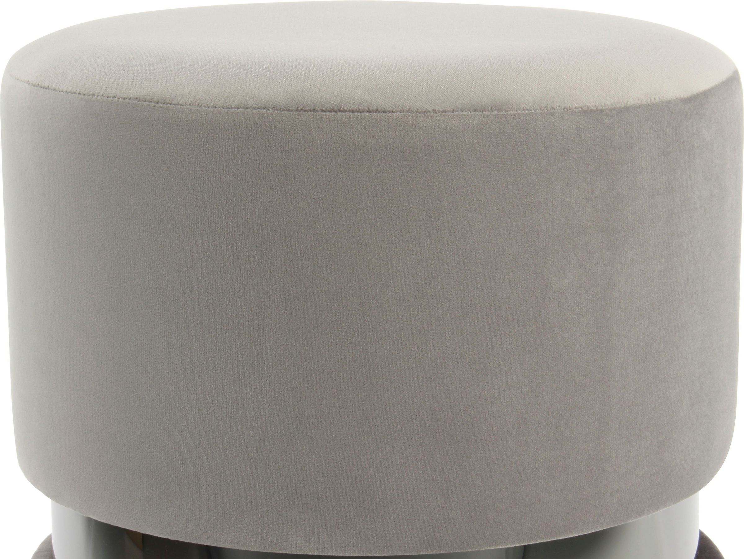 Kayoom Sitzhocker »Hocker Gipsy 825, stilvoller Sitzhocker, runde Form, stilvolles Design«, (1 St.), samtweich, platzsparend, vielfältig einsetzbar, weiche Polsterung