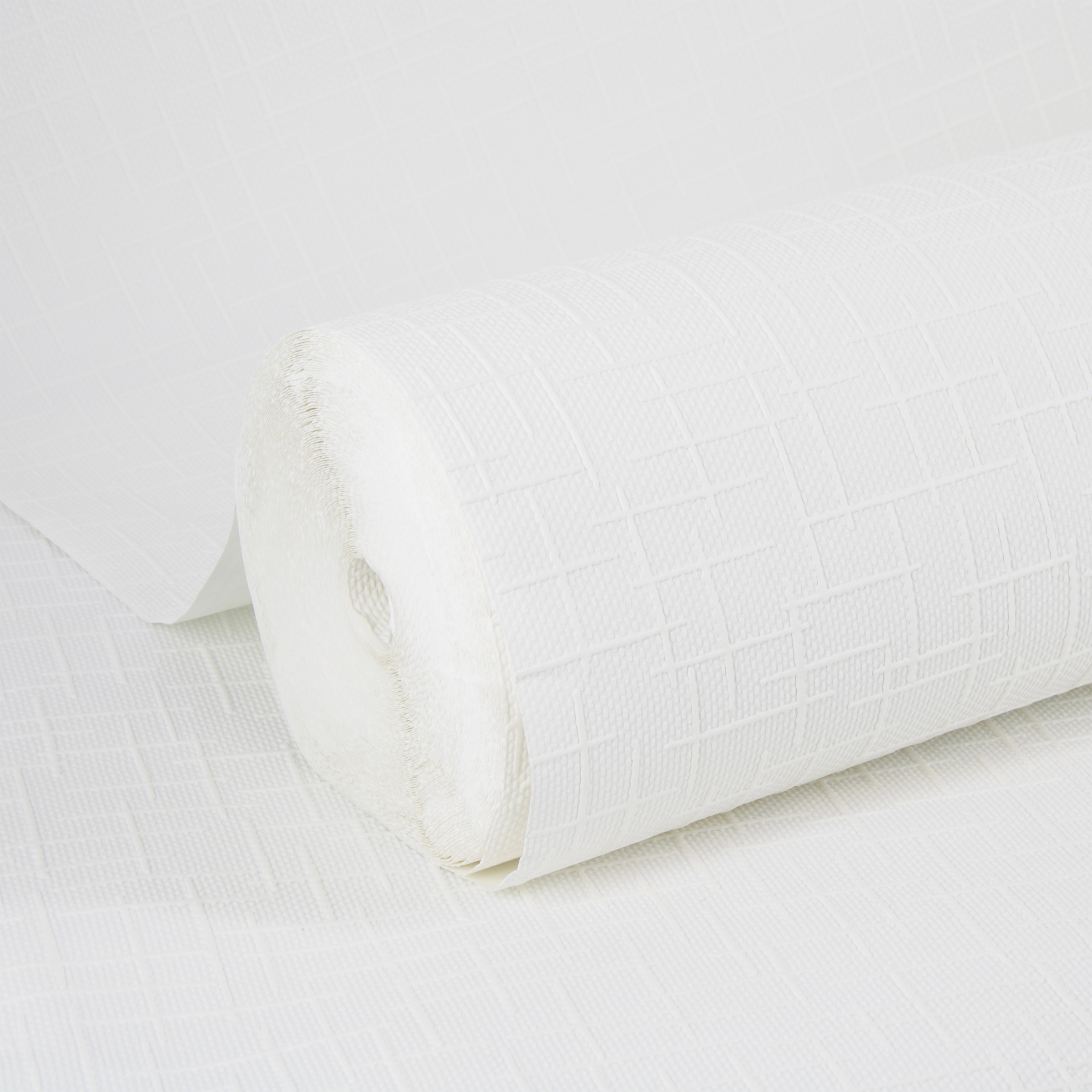 WOW Vliestapete »Gewebe«, Weiß - 10m x 1,06m