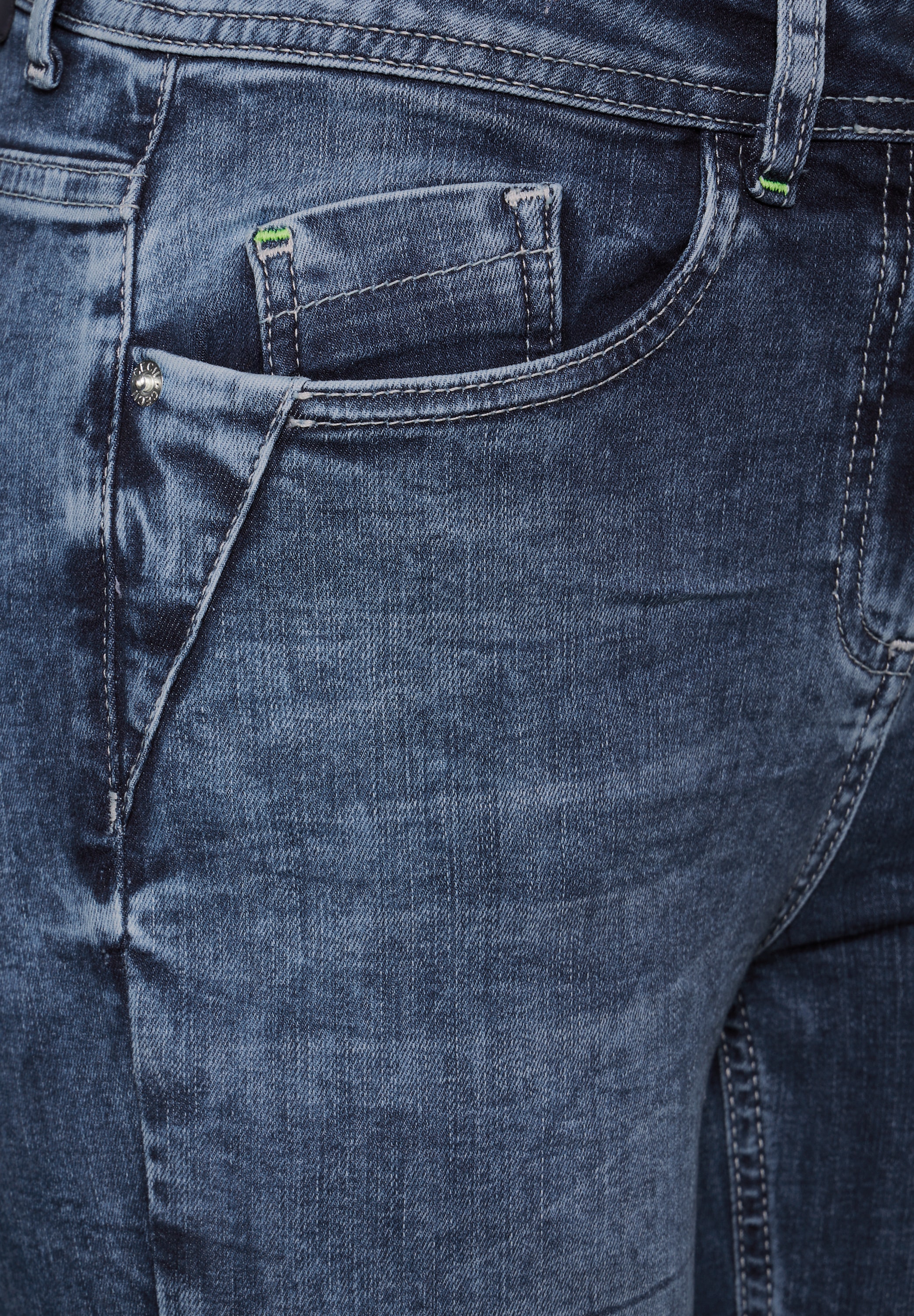 Cecil Slim-fit-Jeans, High Waist