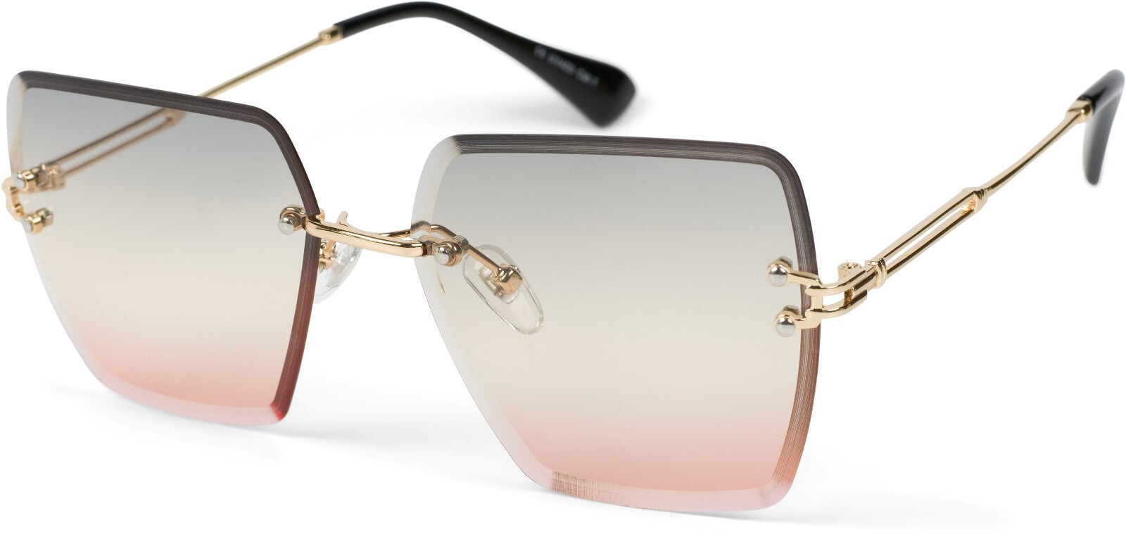 styleBREAKER Sonnenbrille "Rahmenlose Rechteckige Sonnenbrille mit Diamant Schliff" 1 Stk.