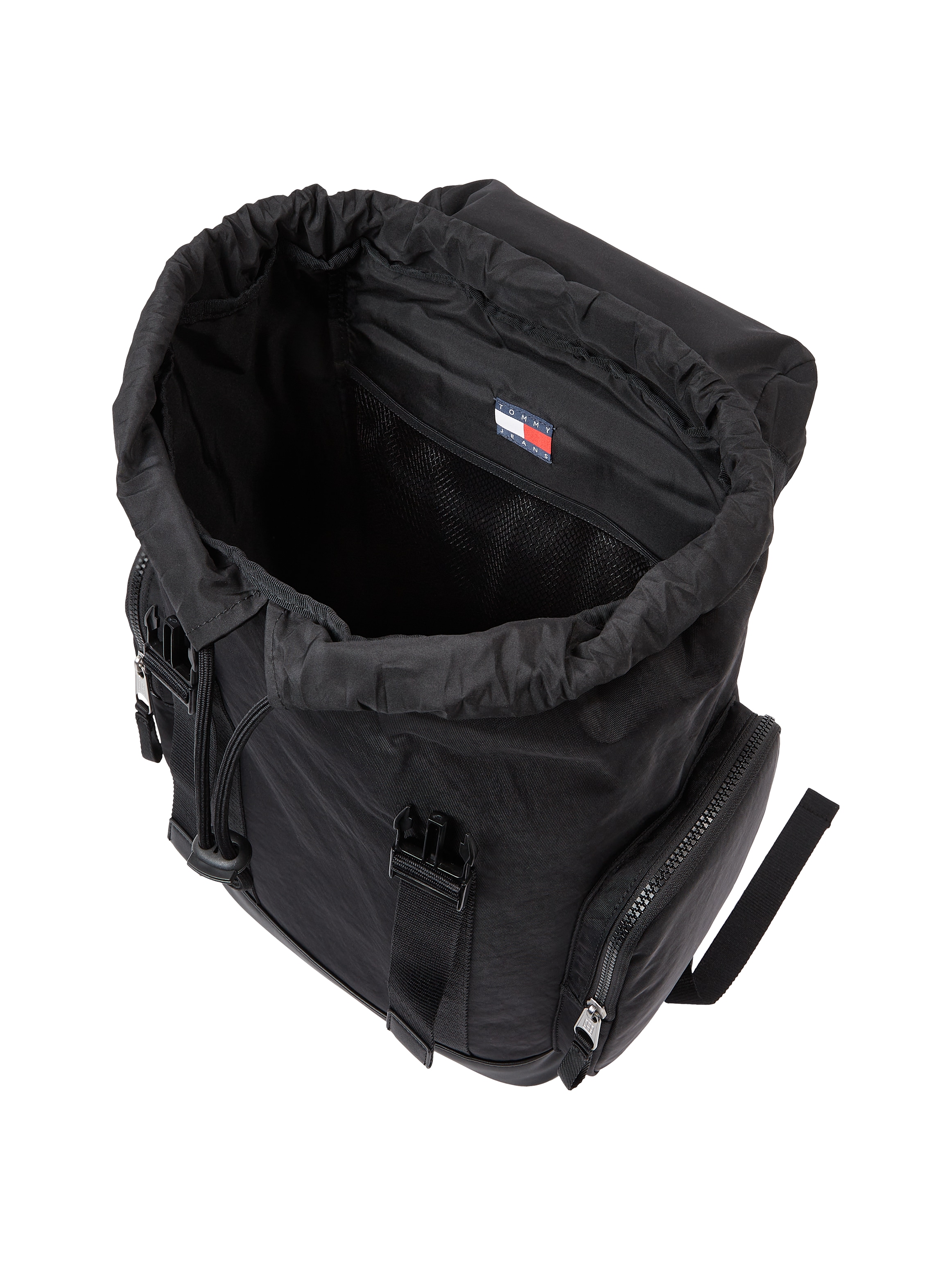 Tommy Jeans Freizeitrucksack »TJM DAILY ELEVATED FLAP BACKPACK«, Men Travelbag, Outdoor-Rucksack, Reiserucksack mit Klickverschluss