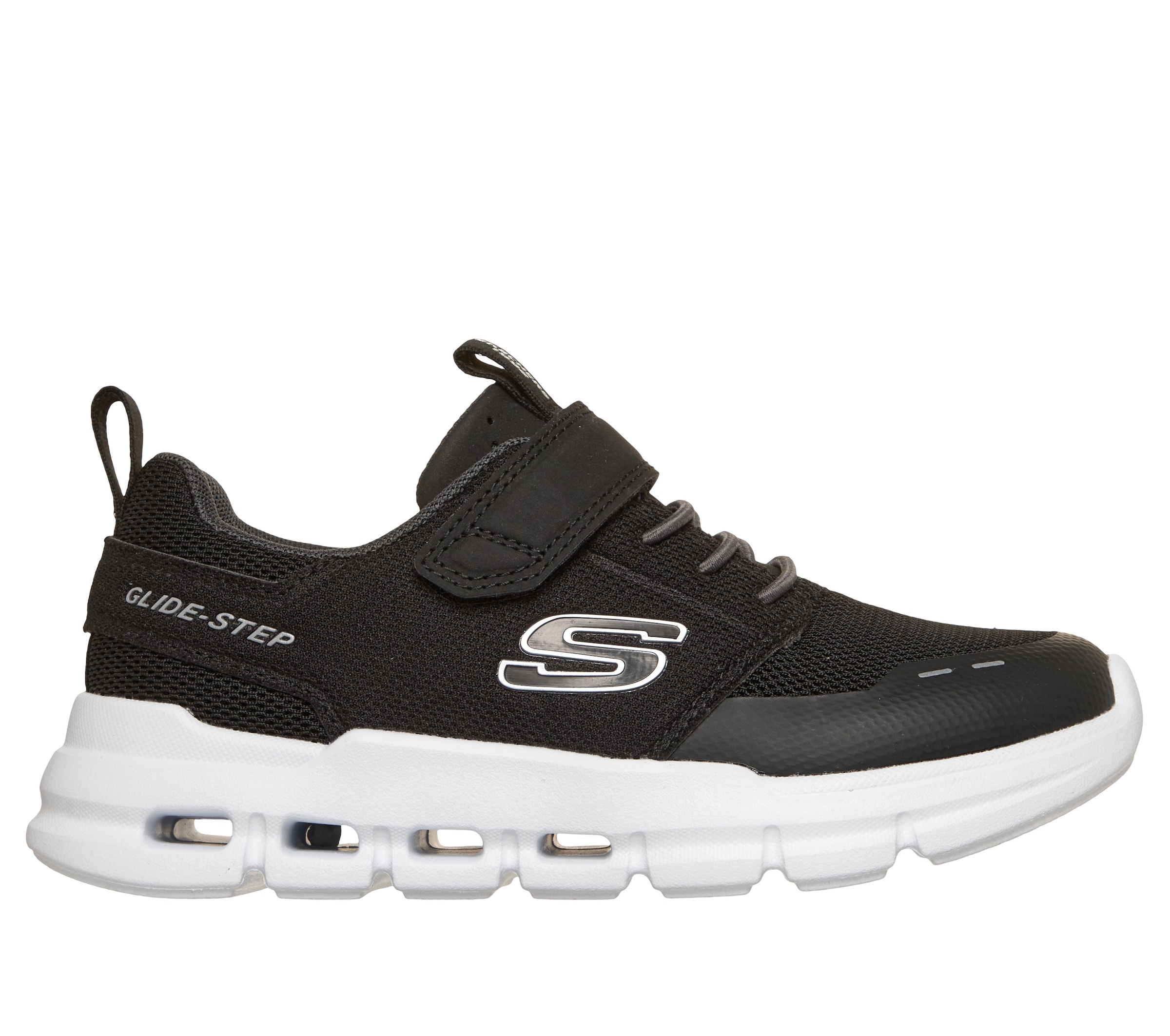 Skechers Glide-Step Flow Sneaker Black 30 5