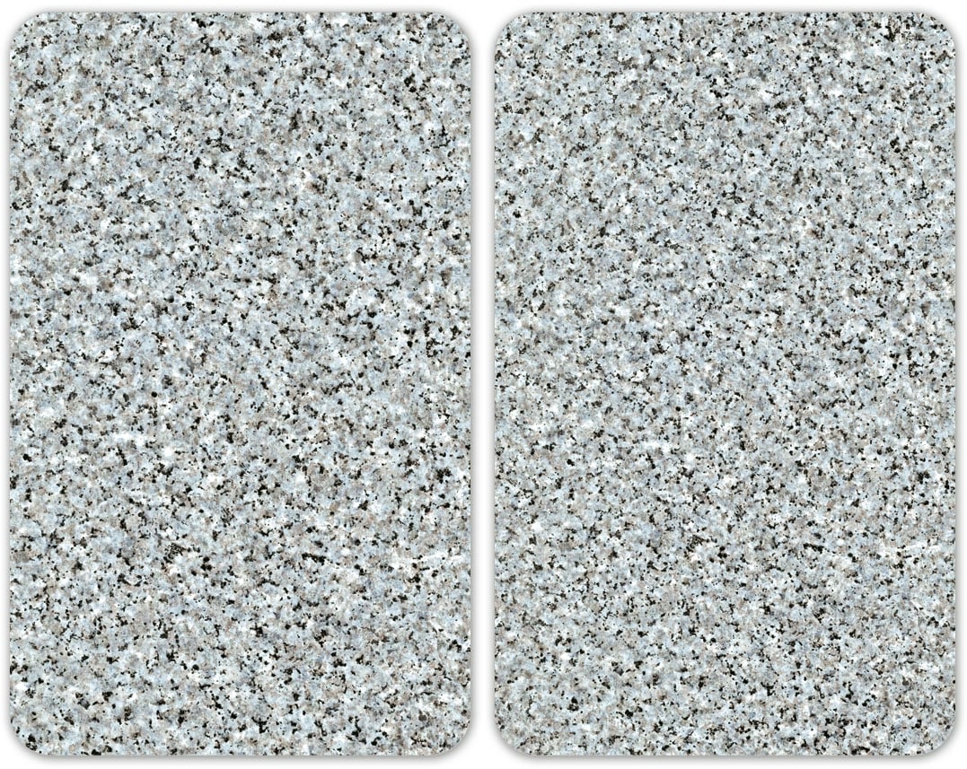 WENKO Herd-Abdeckplatte »Universal Granit«, (Set, 2 tlg.)