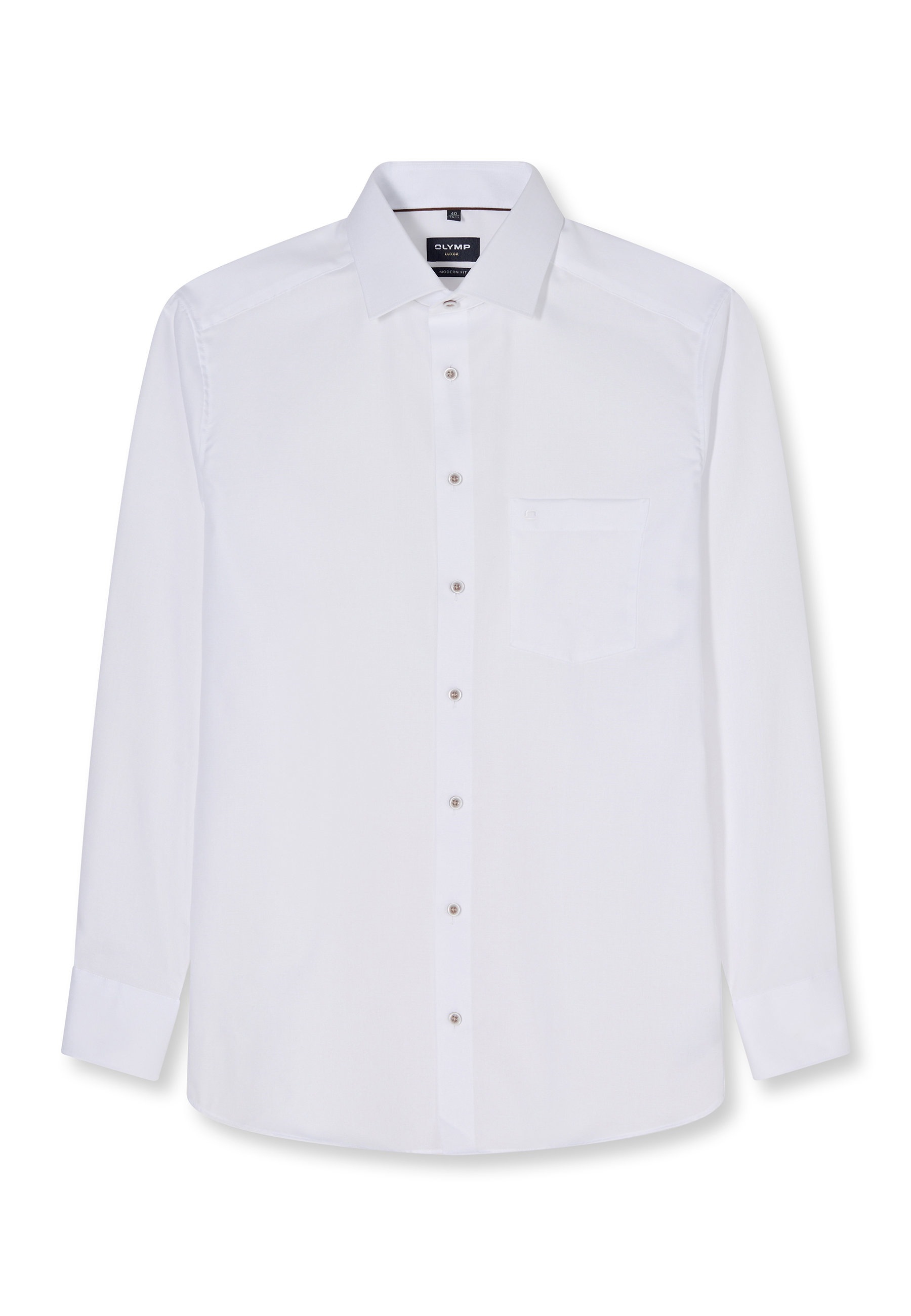 OLYMP Luxor Modern Fit Men Shirt White 41 9