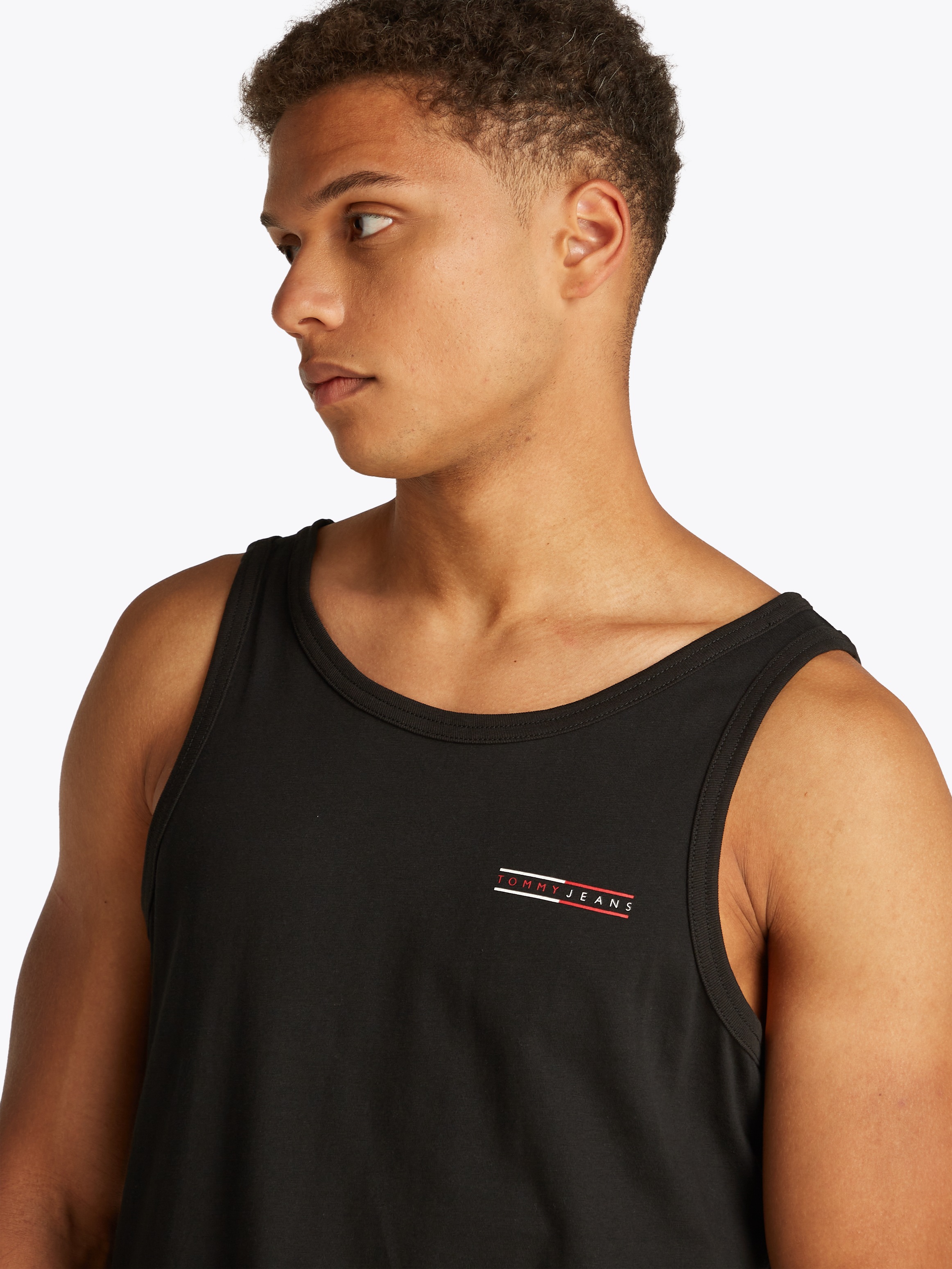 Tommy Jeans Muskelshirt "TJM SLIM ENTRY GRAPHIC TANK EXT", Mit tiefem Rundh günstig online kaufen