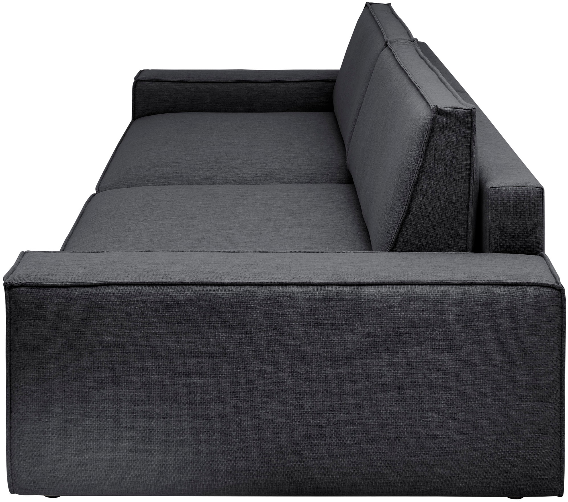Home affaire Big-Sofa »NEU: SHERWOOD XXL, Big-Sofa (316cm), extra tiefe Sitzfläche 95 cm«, bequemer Sitzkomfort, Cord u. Leinenoptik, Kedernaht