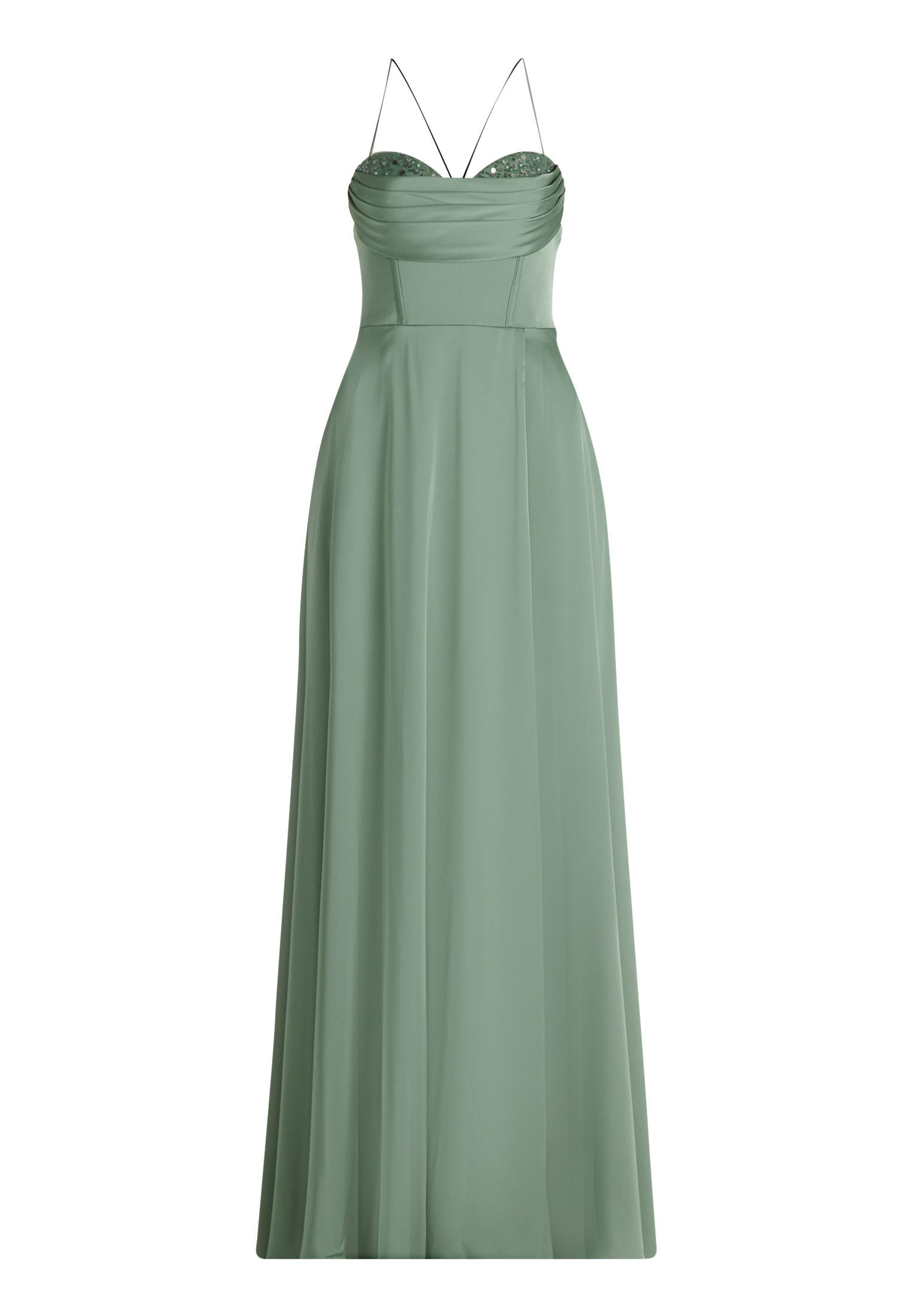 Vera Mont Abendkleid »Damen mit Wasserfallausschnitt« Nahttasche