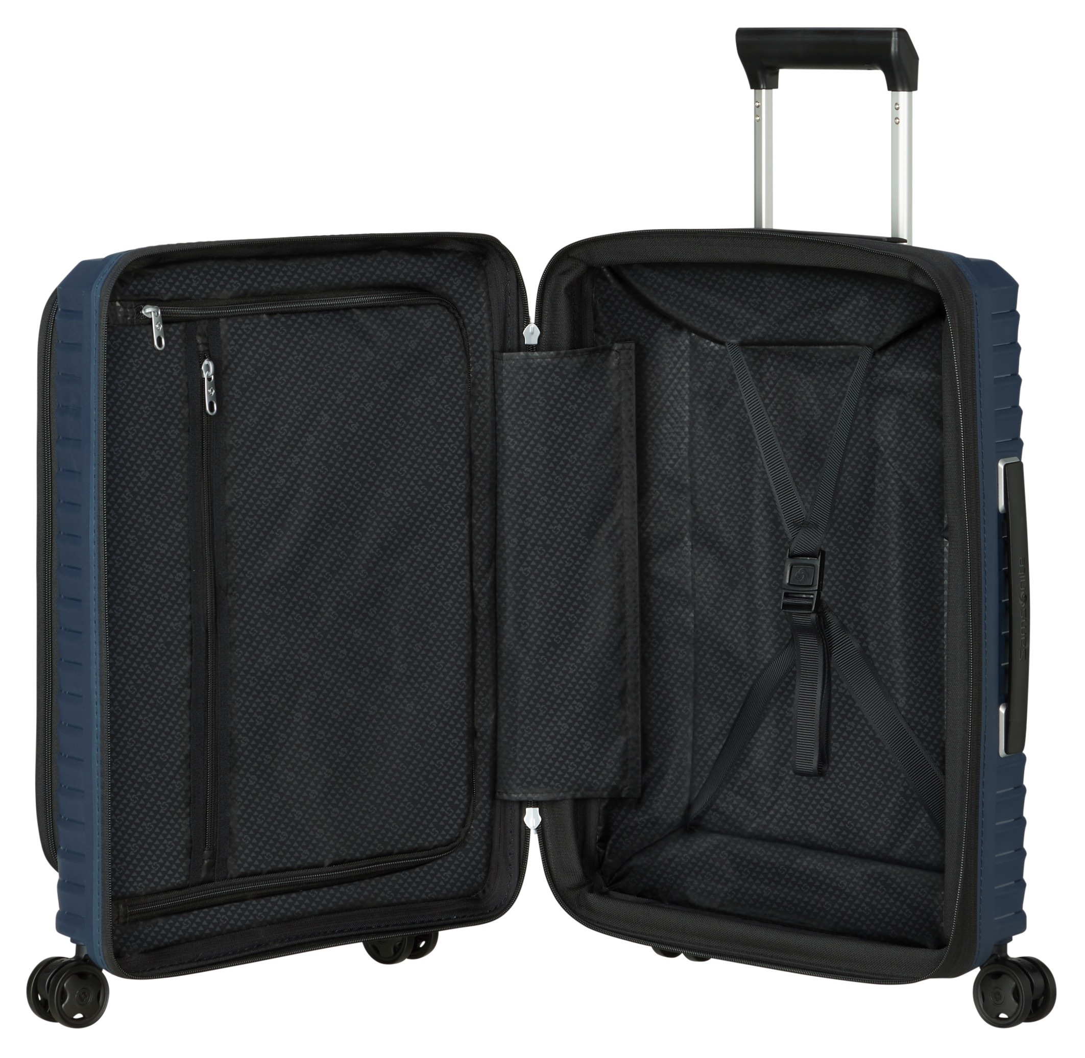 Samsonite Hartschalen-Trolley »UPSCAPE 55 mit Frontfach«, 4 Rollen, Easy-Access-Frontfach Handgepäck Hartschalenkoffer TSA-Zahlenschloss