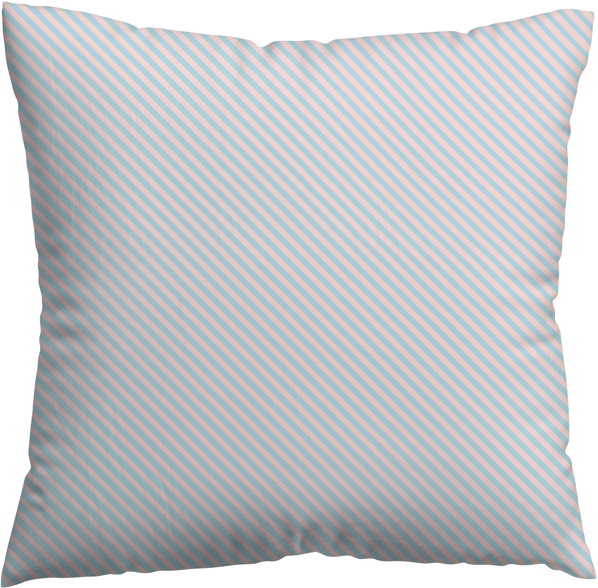 Schlafgut Kissenbezug "Premium Kissenbezug Woven Fade Satin (1 St)" Ton-in-Ton Reißverschluss, Fadendichte von 300tc, Streifen, OEKO Tex