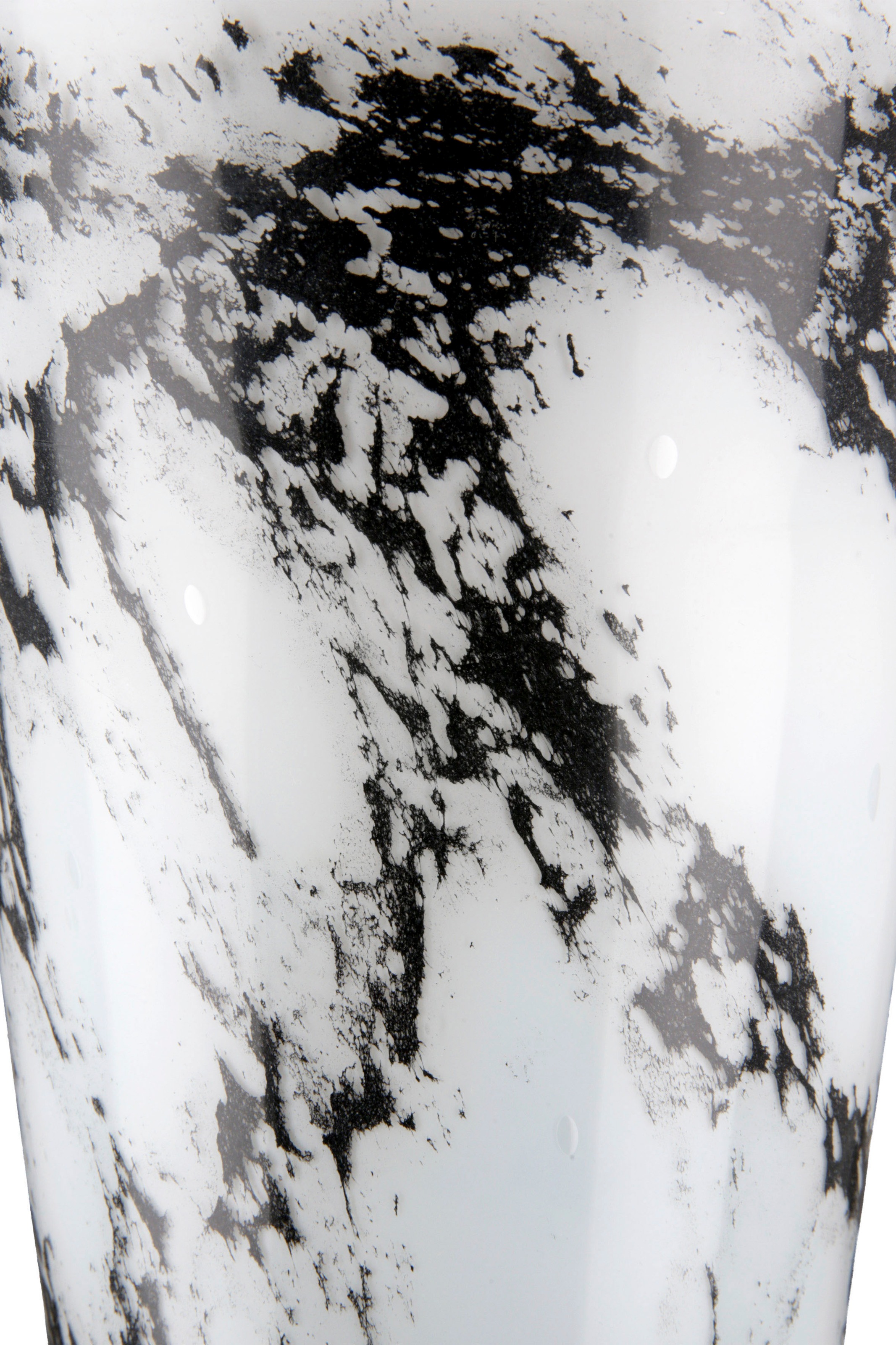 Casablanca by Gilde Tischvase »Pokal Vase Trophy, mit Marmorfinish«, (1 St.), dekorative Vase aus Glas, Blumenvase