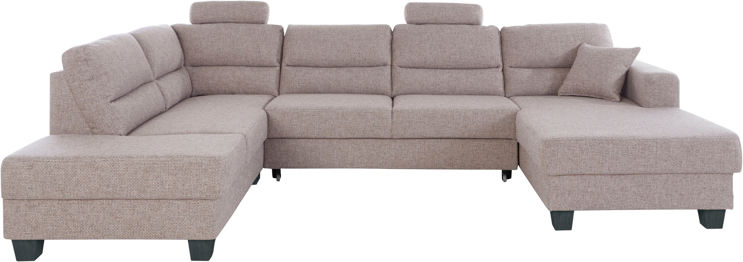 TRENDMANUFAKTUR Wohnlandschaft "Chamber, zeitlos&modern, hoher Sitzkomfort, günstig online kaufen