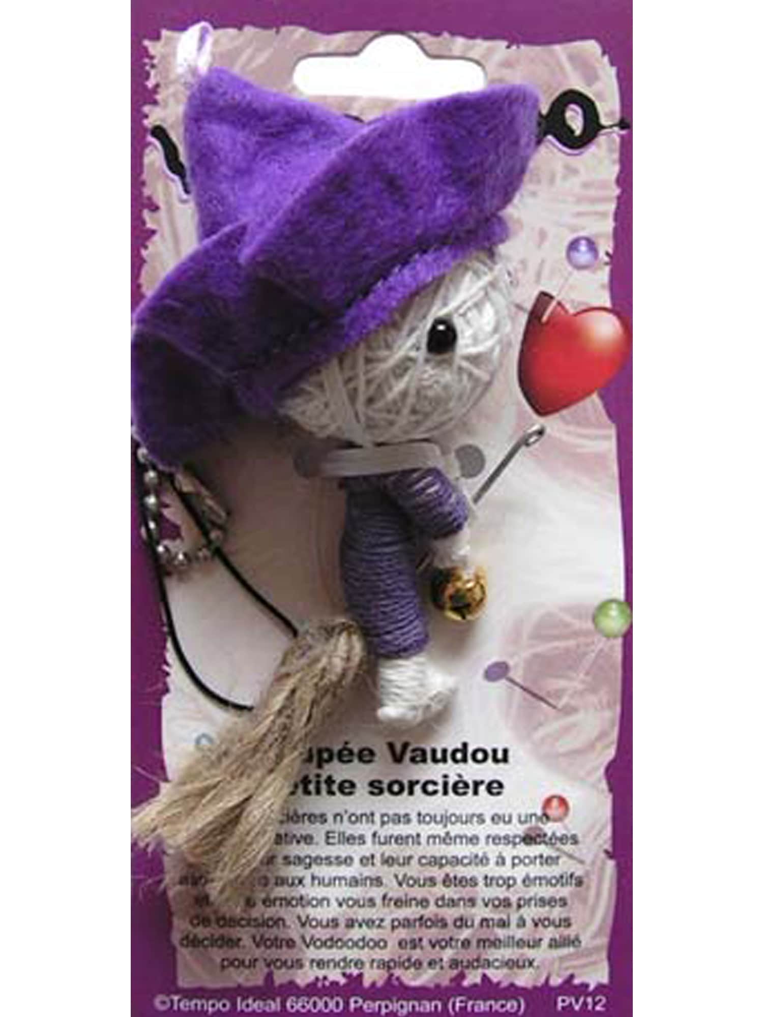 Kettenanhänger »Voodoo Puppe Voodoo Puppe«, Little wizard - Mut und Entschlusskraft