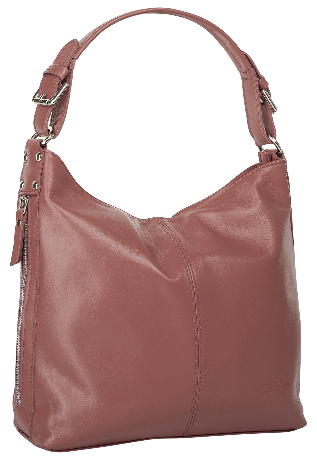 Samantha Look Henkeltasche, echt Leder, Made in Italy