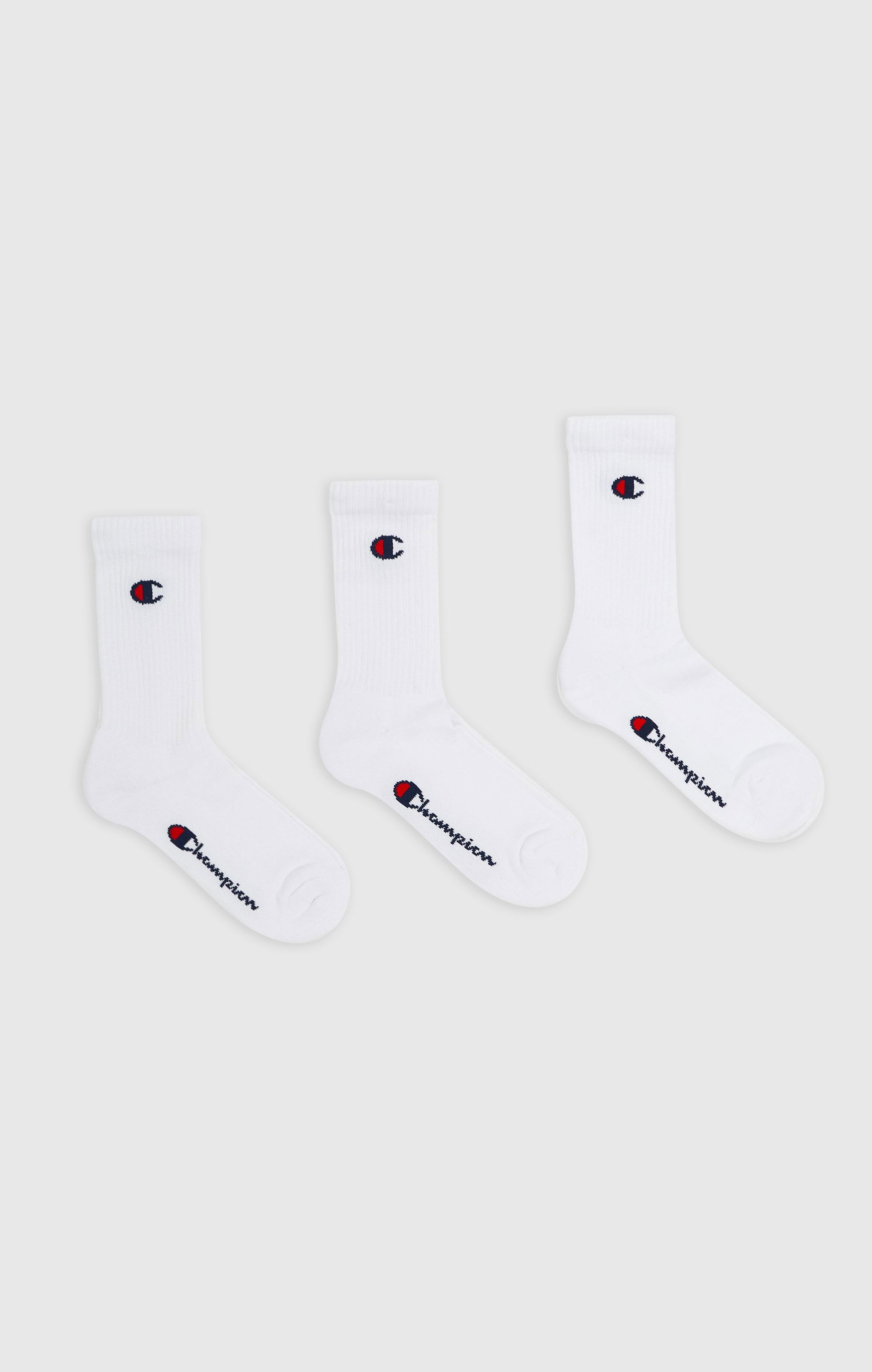 Champion Tennissocken »3 Pack Crew Socks« 3 Paar tlg. für sportive Aktivitäten geeignet, 3er-Pack, elastische Passform