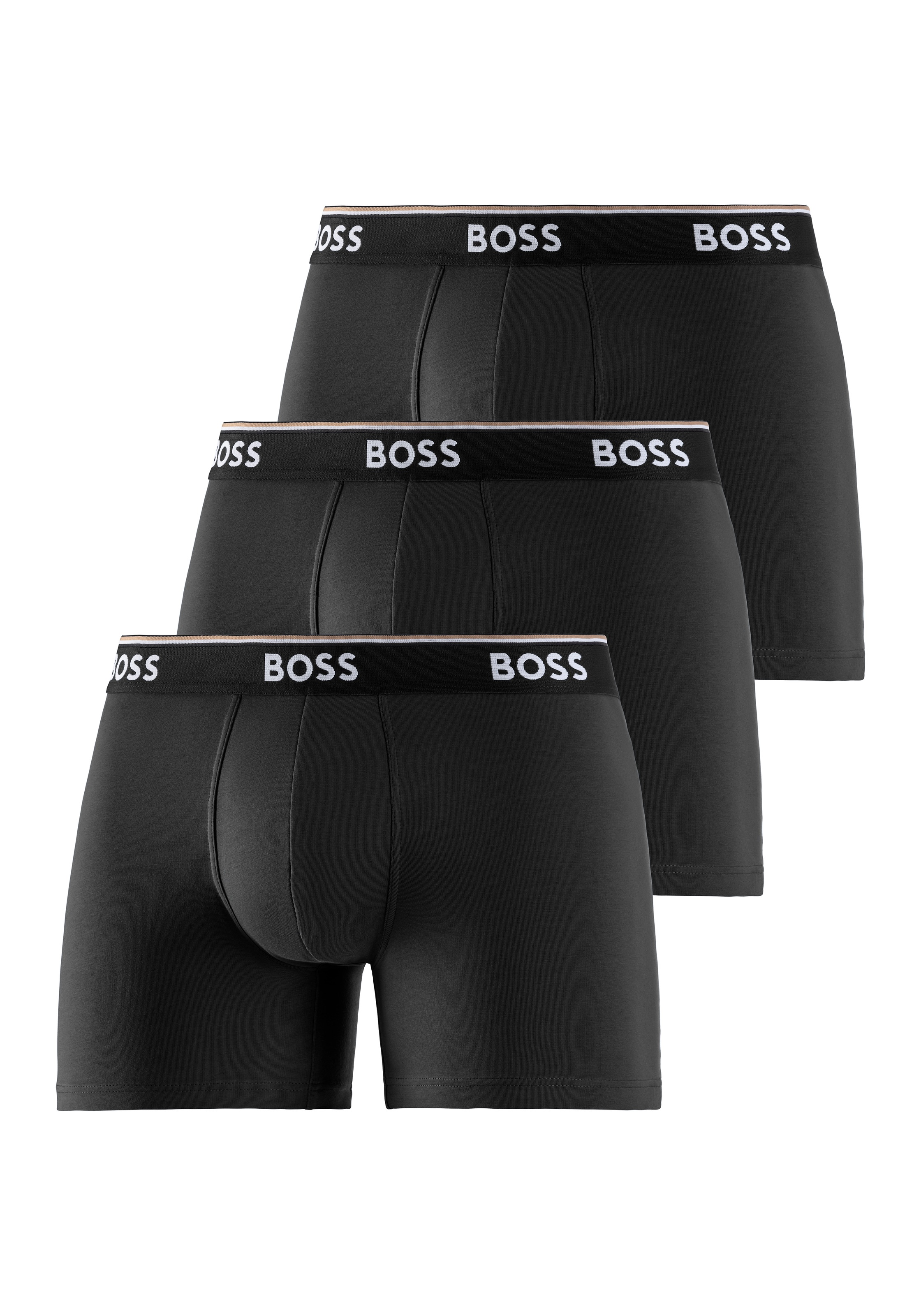 BOSS Boxer "Boxer 3 PACK" mit farblich passendem Webbund günstig online kaufen