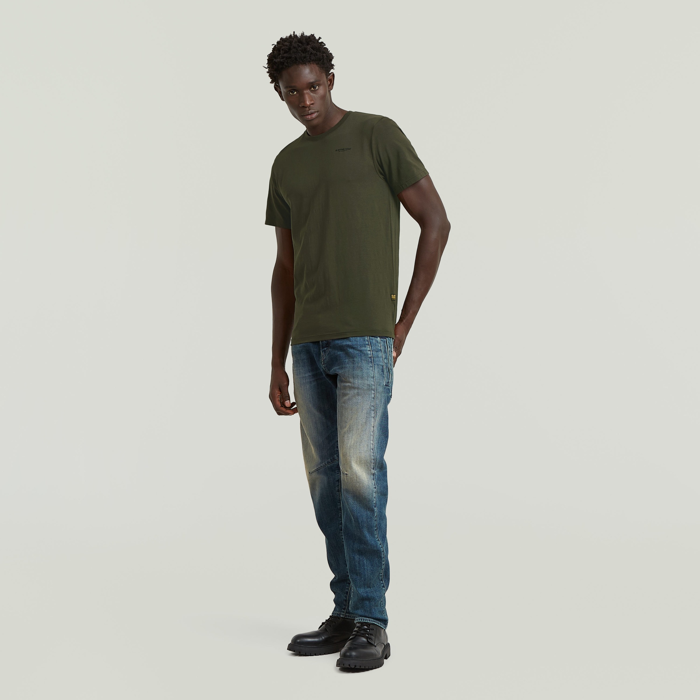 G-STAR T-Shirt »Slim Base« mit Rundhals, Baumwollmix