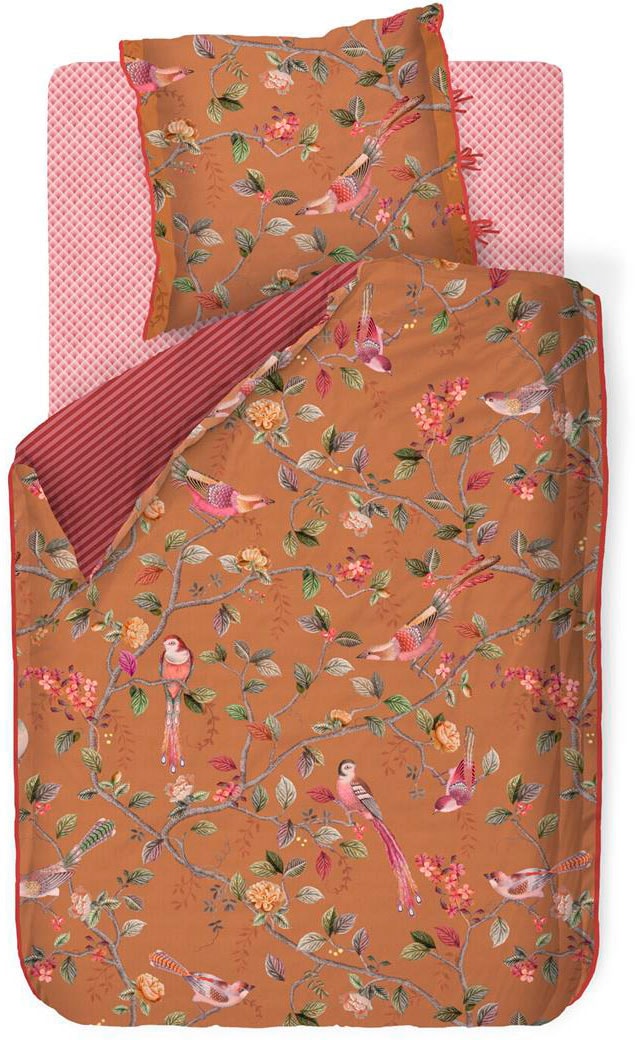 PiP Studio Wendebettwäsche »Good Nightingale« 2 Stk. tlg. aus 100% Baumwolle, Bettwäsche mit Reißverschluss, Blumen