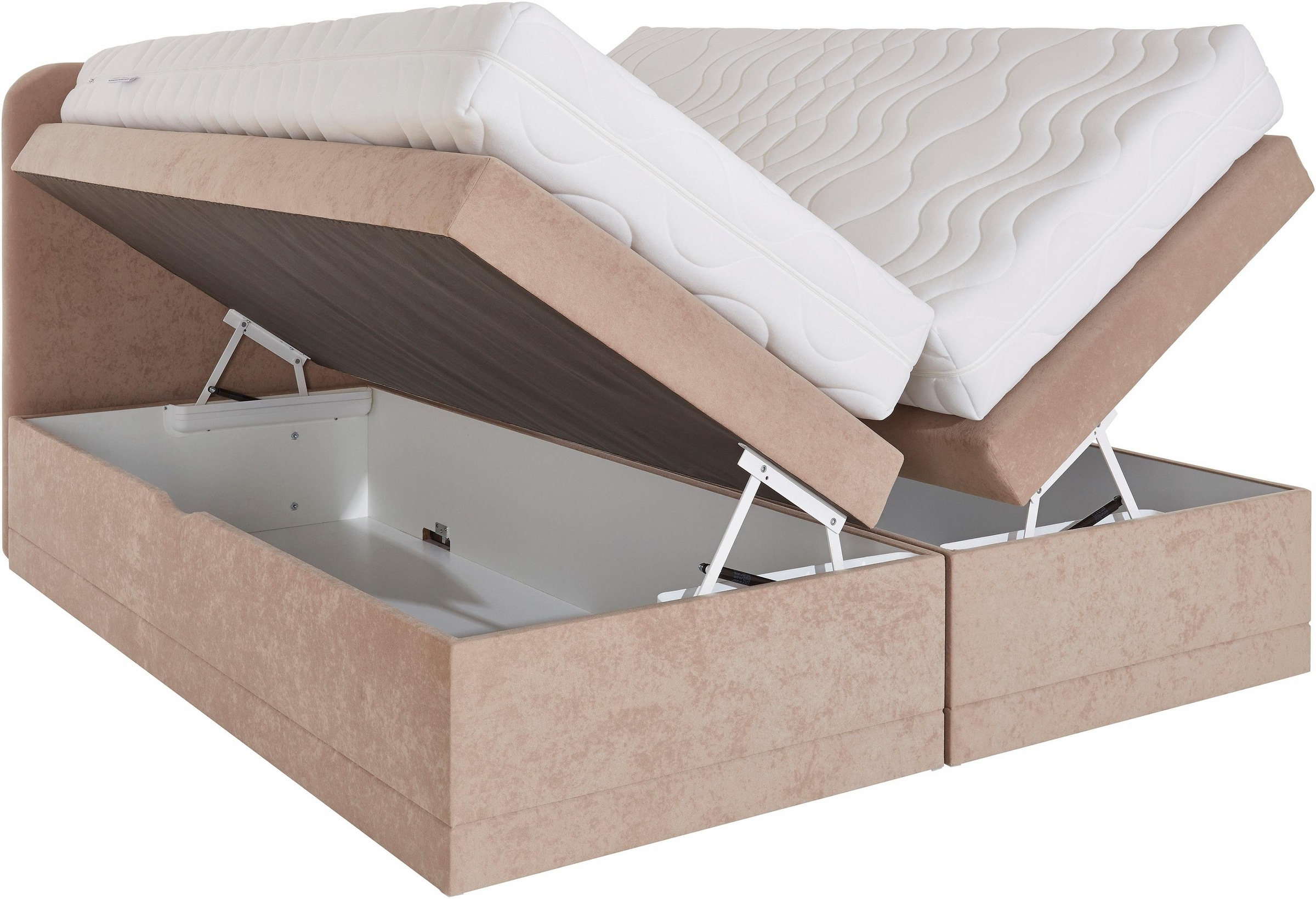 Westfalia Schlafkomfort Boxspringbett, wahlweise mit Bettkasten und 2 Matratzenqualitäten
