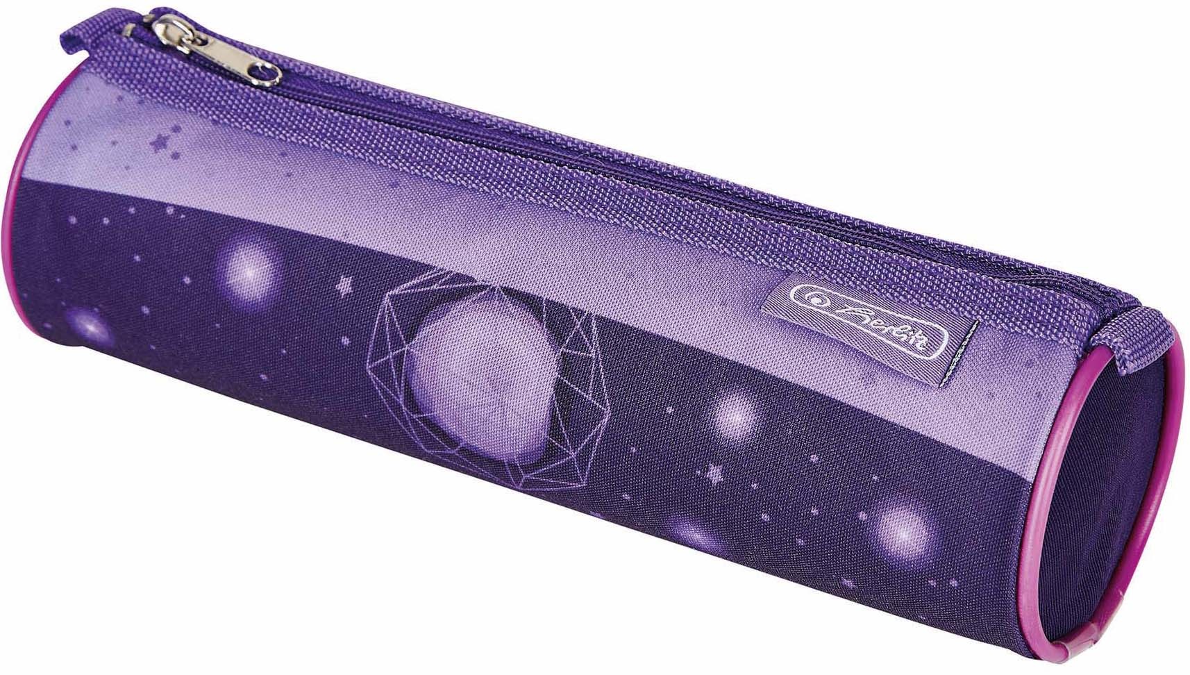 Herlitz Schulrucksack »SoftLight Plus, Space Girl«, Reflektoren-Floureszierende Flächen, mit 2 abnehmbaren Applikationen