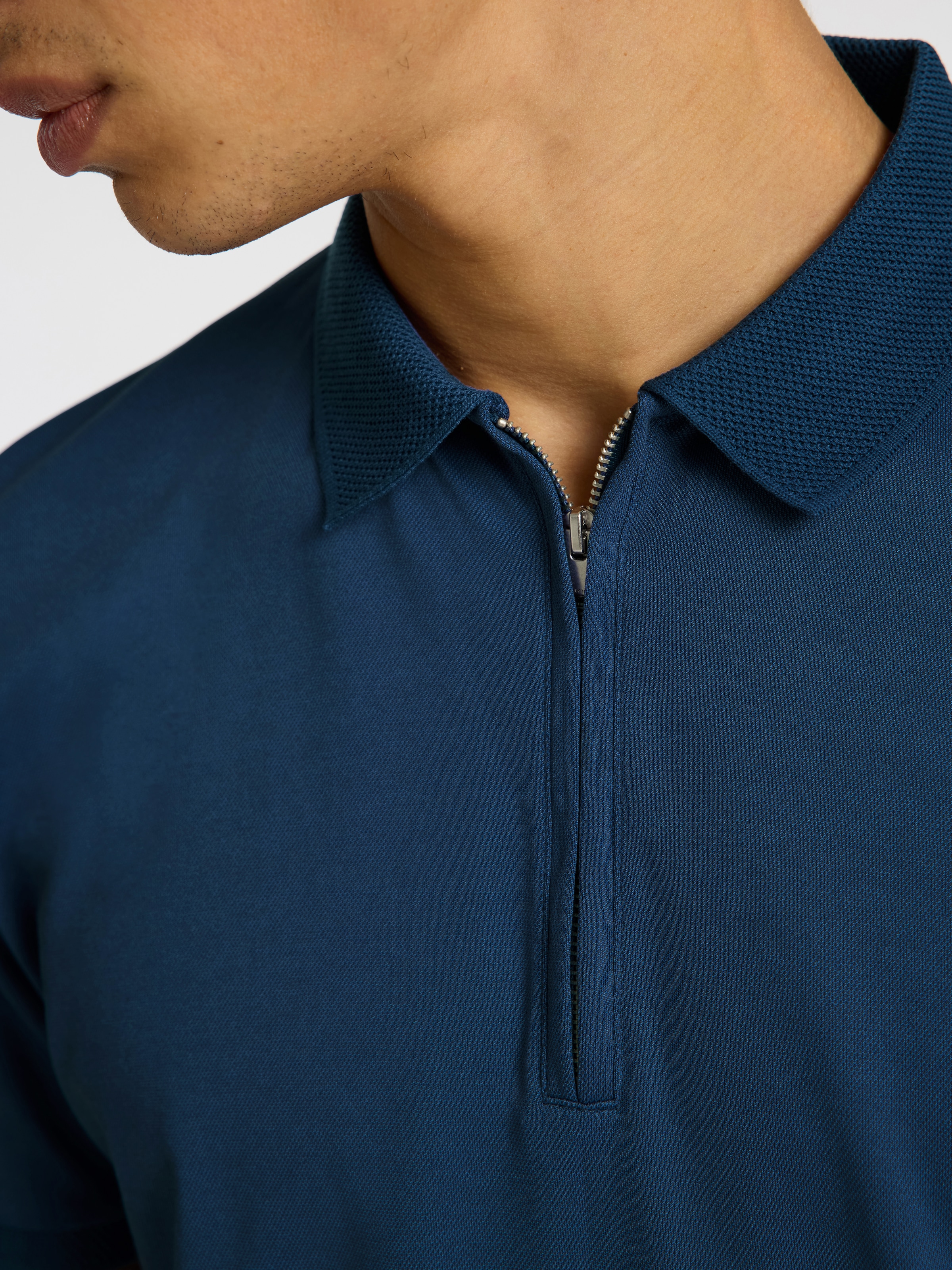 SELECTED HOMME Poloshirt »SLHFAVE ZIP SS POLO NOOS«