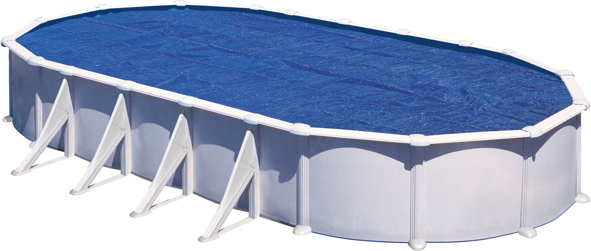 Gré Bâche à bulles pour piscine acier Gré Dimension - Ovale 7,25x3,70m (pour piscine de 7,30x3,75m)