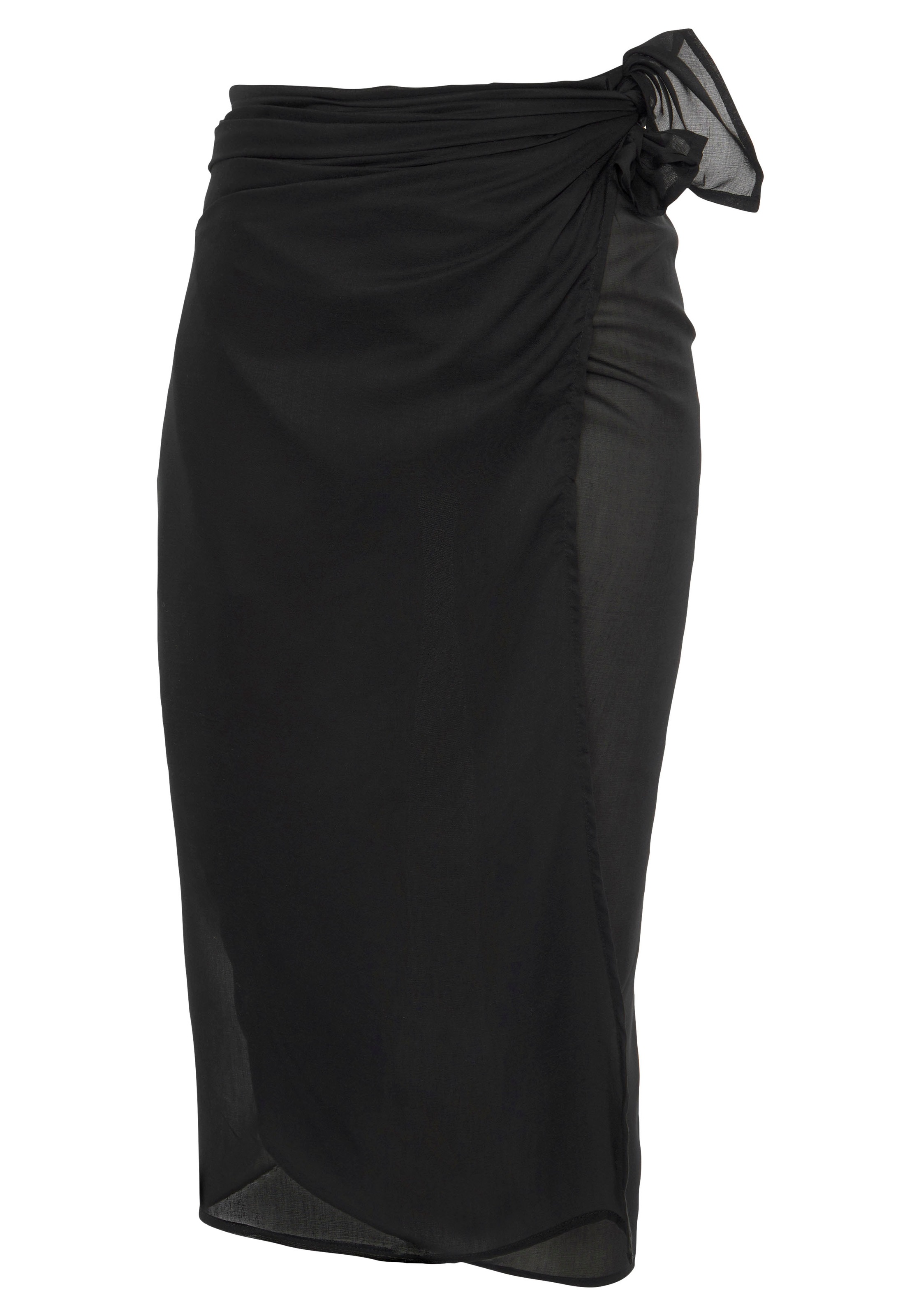 LASCANA Strandrock aus weichem, leicht transparentem Stoff günstig online kaufen