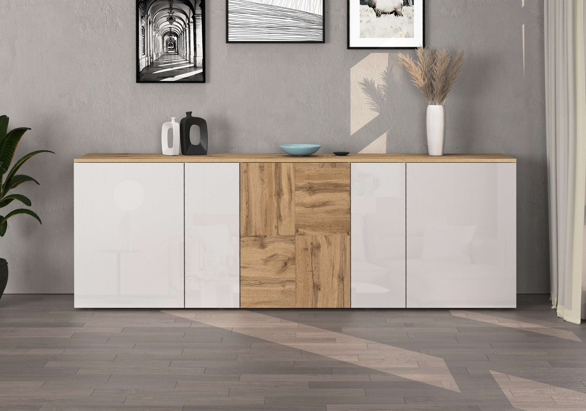 INOSIGN Sideboard "Sideboard ISEO, Kommode, Schrank, Kredenz" 1 Stk. tlg. s günstig online kaufen