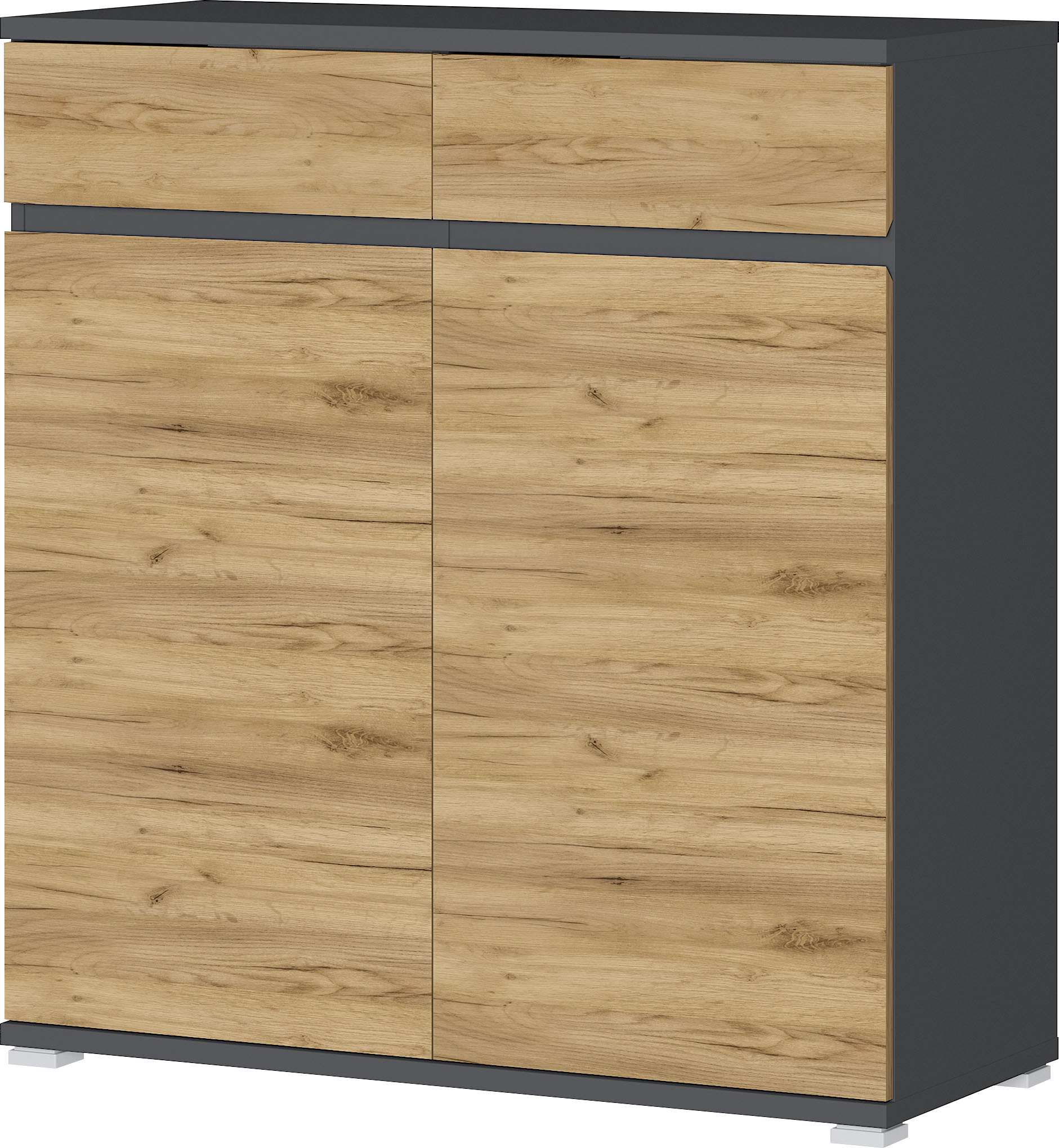 GERMANIA Schuhschrank "Lissabon" Breite 96 cm, verstellbare Böden, griffloses Design, Made in Germany