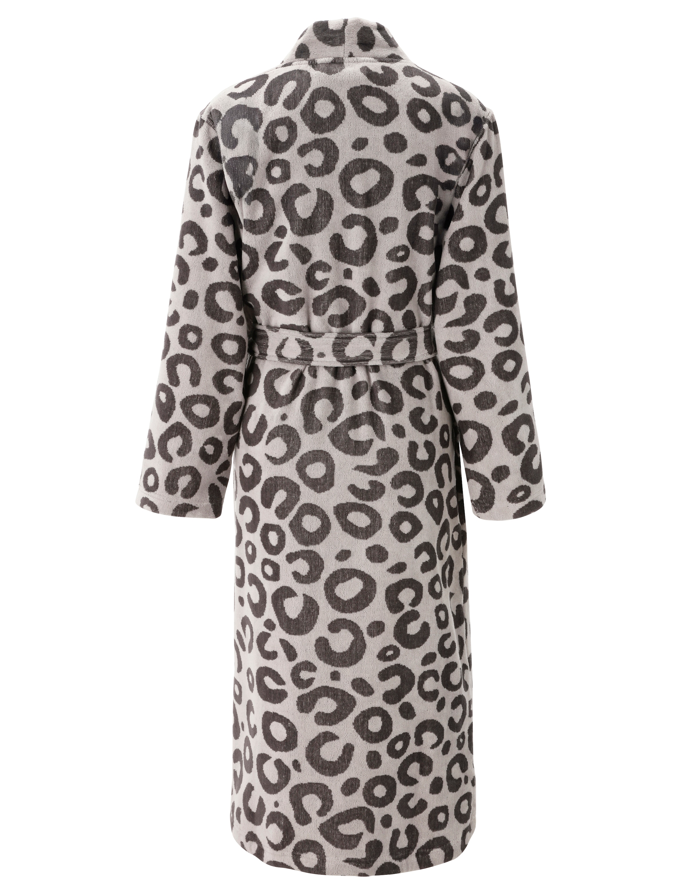 OTTO home Unisex-Bademantel »Anna Leo, ideal für Sauna & Spa, Hotelbademantel, Morgenmantel« 1 Stk. für Damen & Herren, mit Taschen, S-3XL, trendiger Animal Print