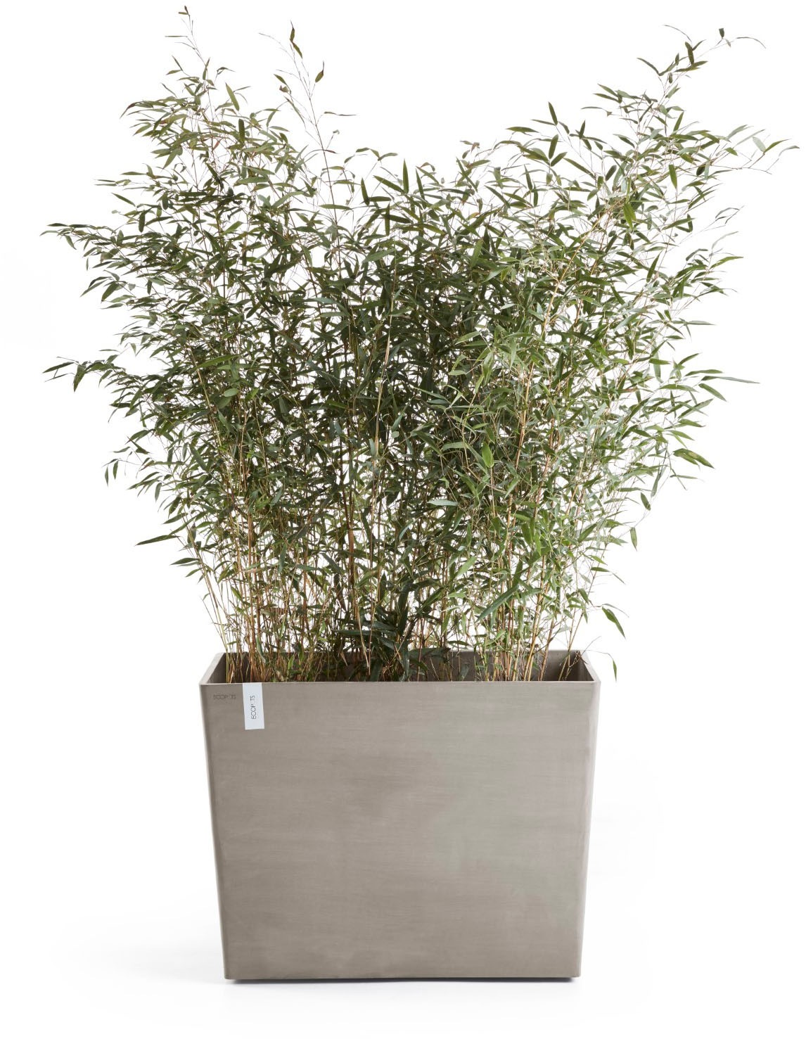 ECOPOTS Blumentopf »Paris mit Rollen 85 Taupe« für den Außenbereich: frostsicher, bruchsicher und lichtbeständig