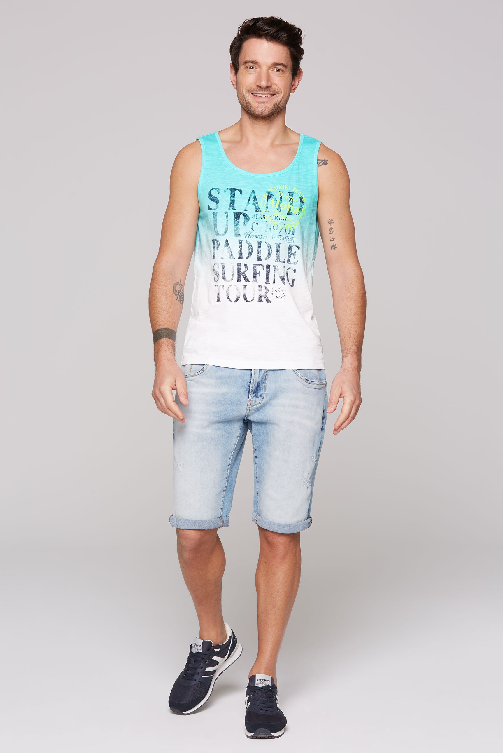 CAMP DAVID Tanktop, aus Baumwolle