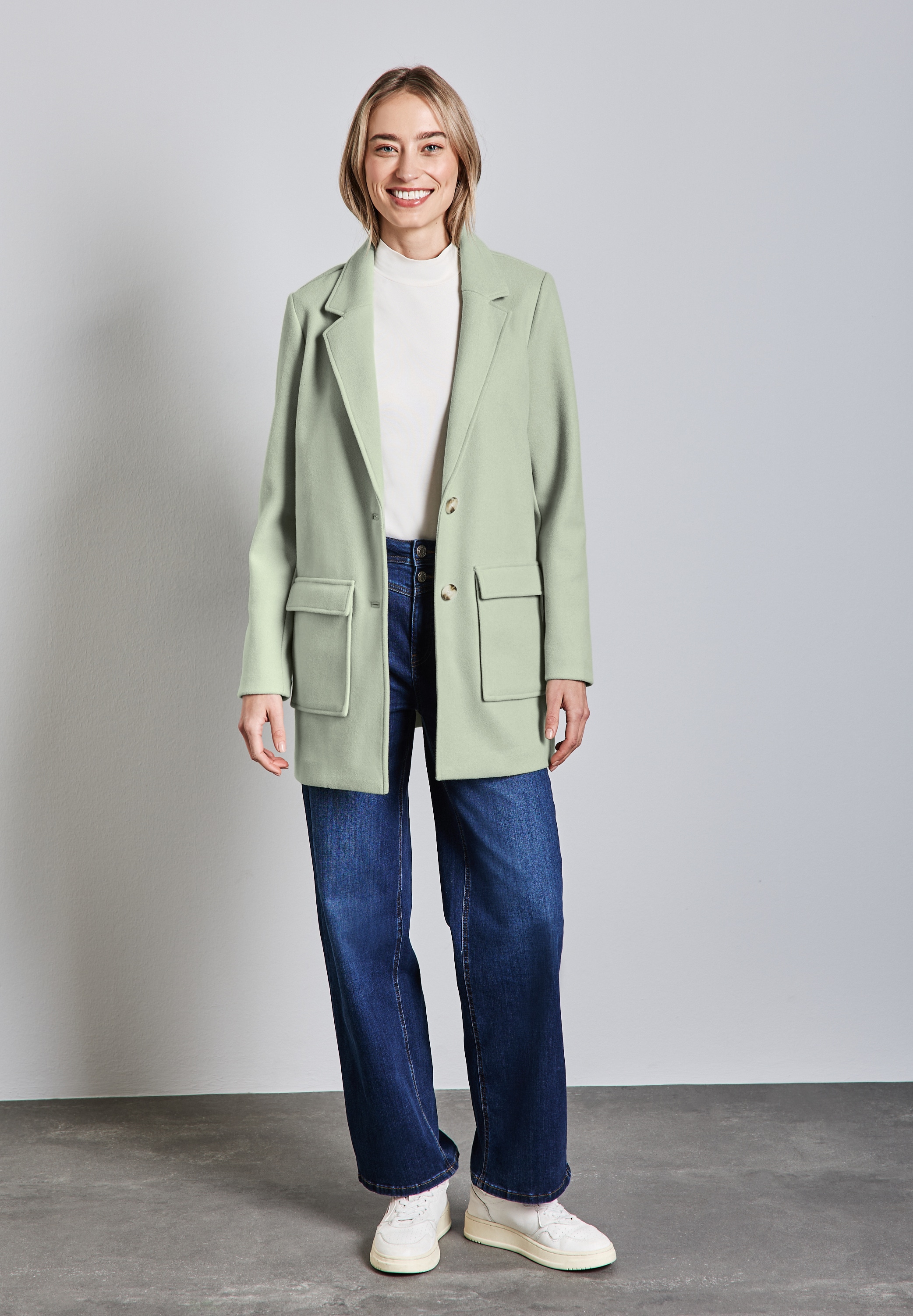 STREET ONE Outdoorjacke, ohne Kapuze, mit Reverskragen