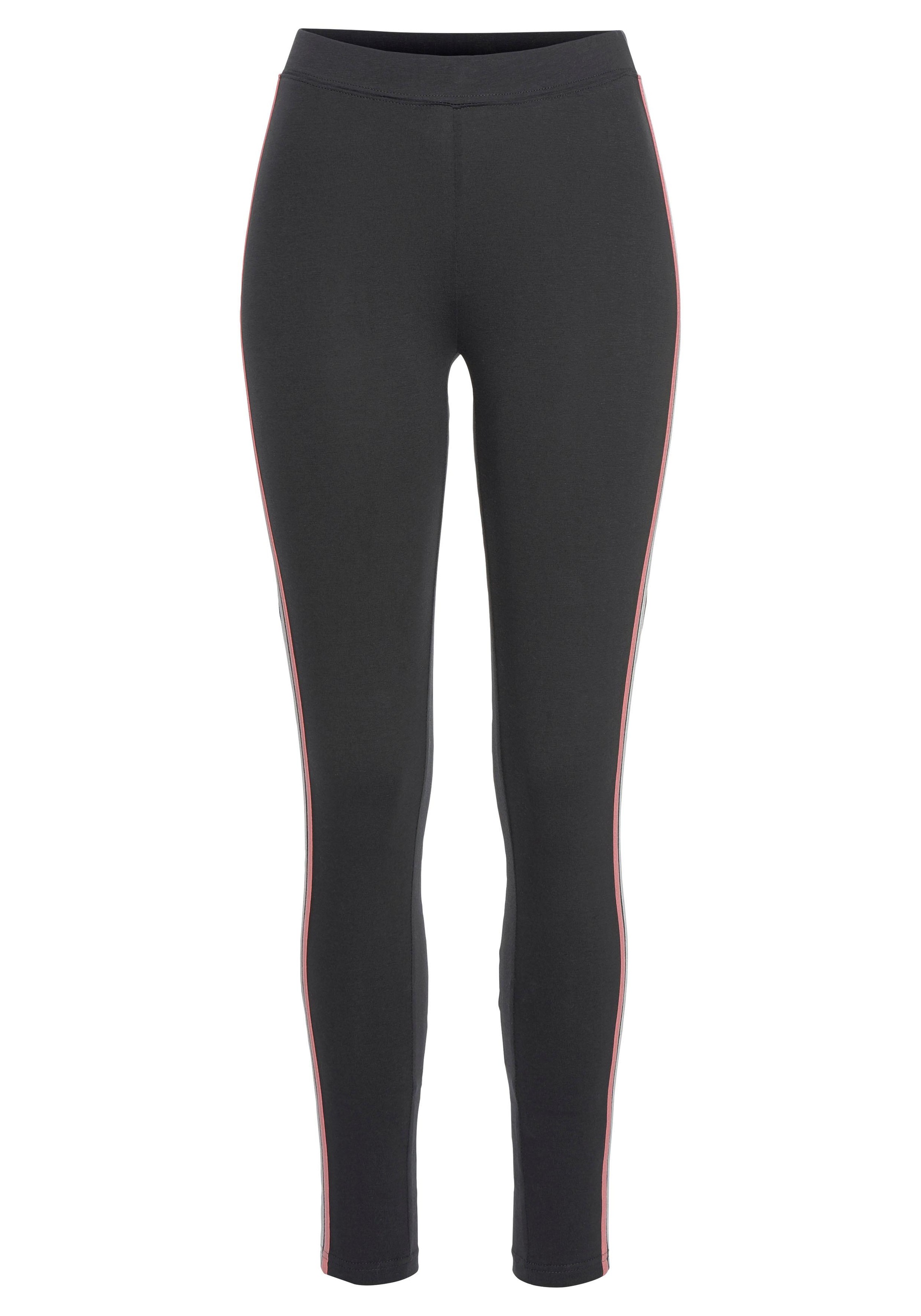 H.I.S Leggings Seitliche Streifeneinsätze in Kontrastfarben, günstig online kaufen
