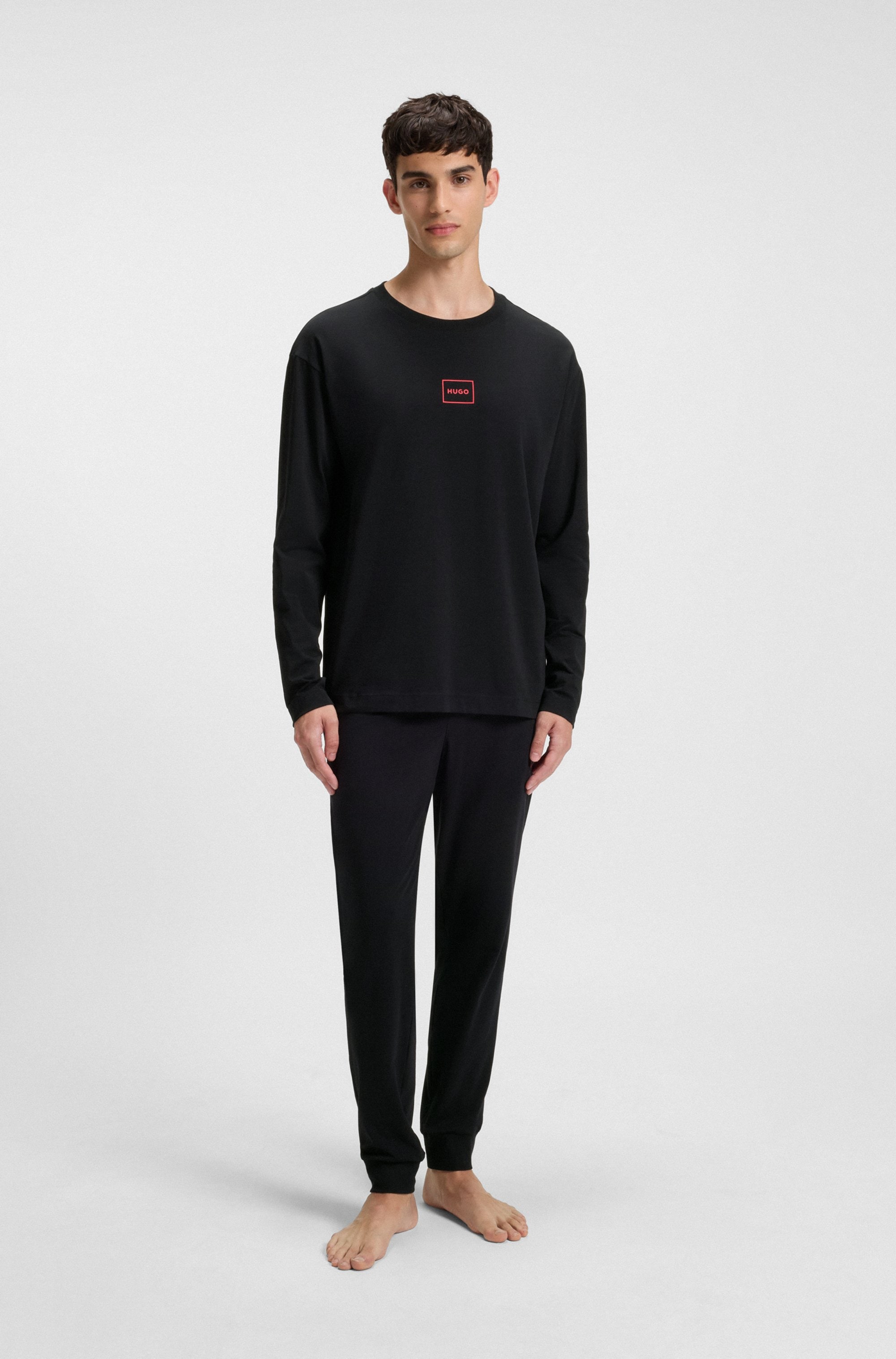 HUGO Underwear Langarmshirt »T-Shirt Laze Longsleeve«, mit Rundhalsausschnitt