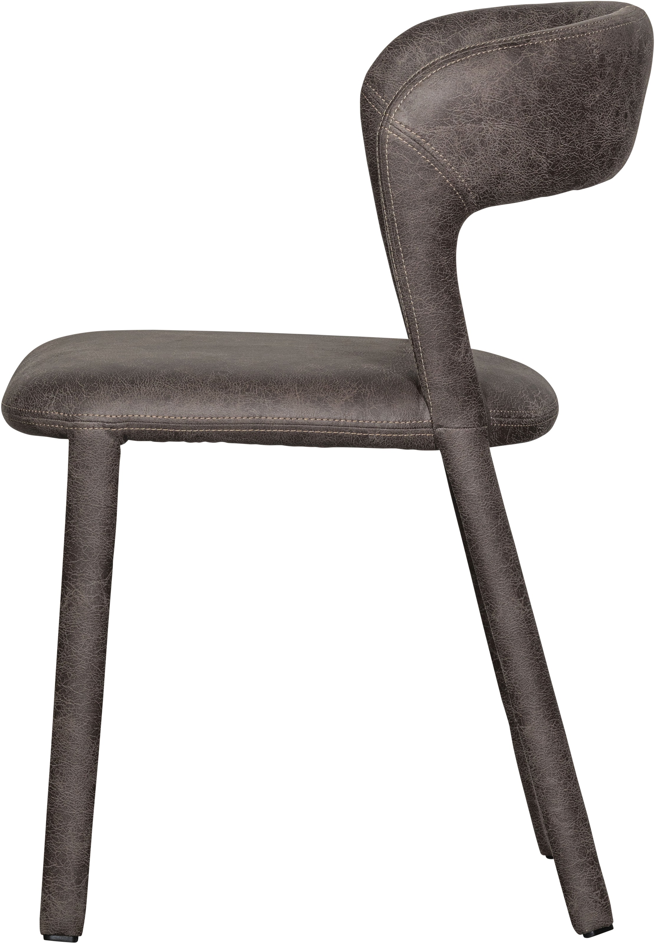 WOOOD Esszimmerstuhl »Noble mit Bezug und vollgepolstertem Gestell B 51 x T 56 x H 76 cm« (Set) 2 Stk.(Set, 2 St)Kunstleder, Tragkraft 120 kg Sehr hohe Verschleißfestigkeit