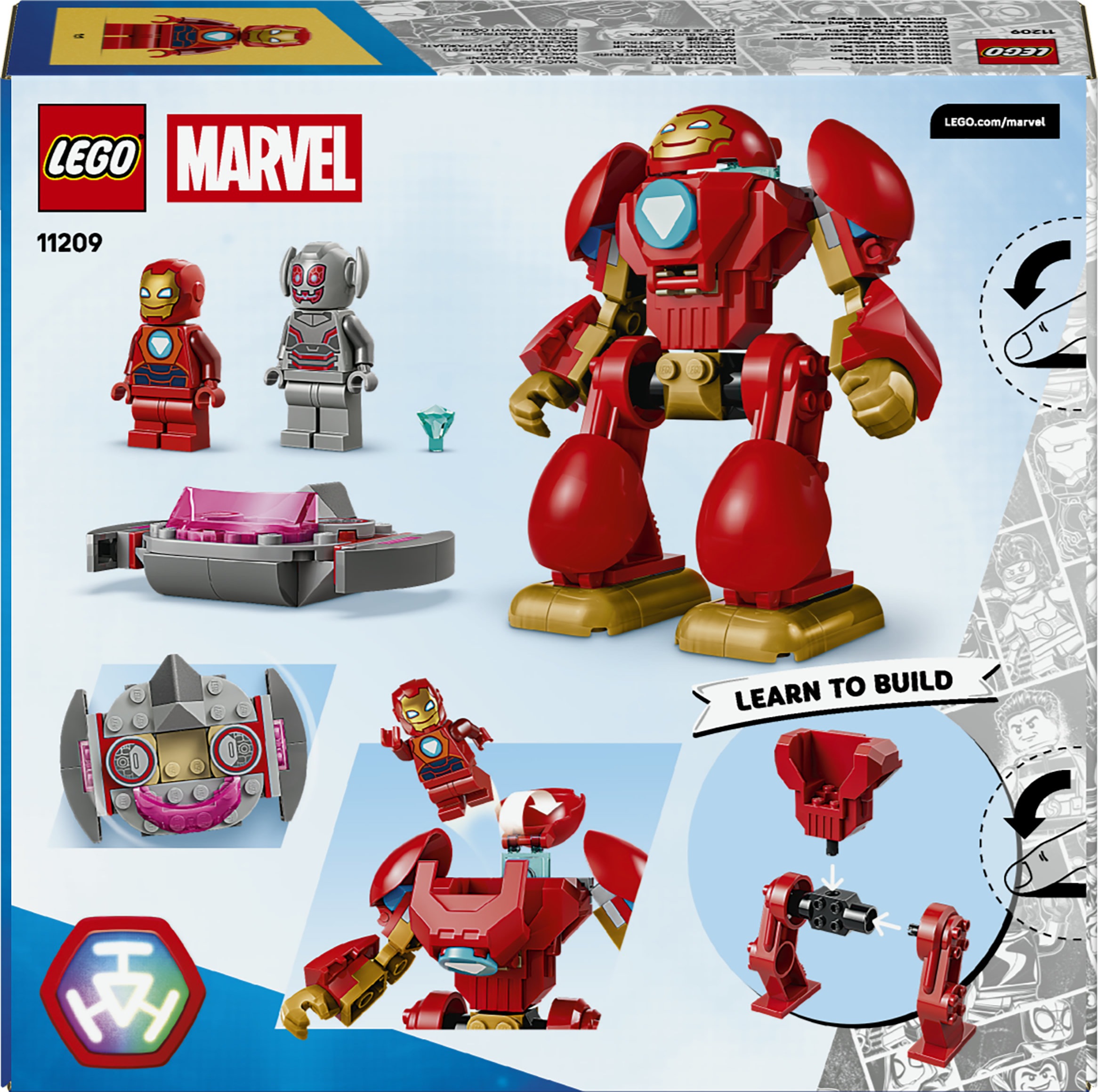 LEGO® Konstruktionsspielsteine »Ultron vs. Iron Man (11209), LEGO Disney Junior Marvel« Made in Europe