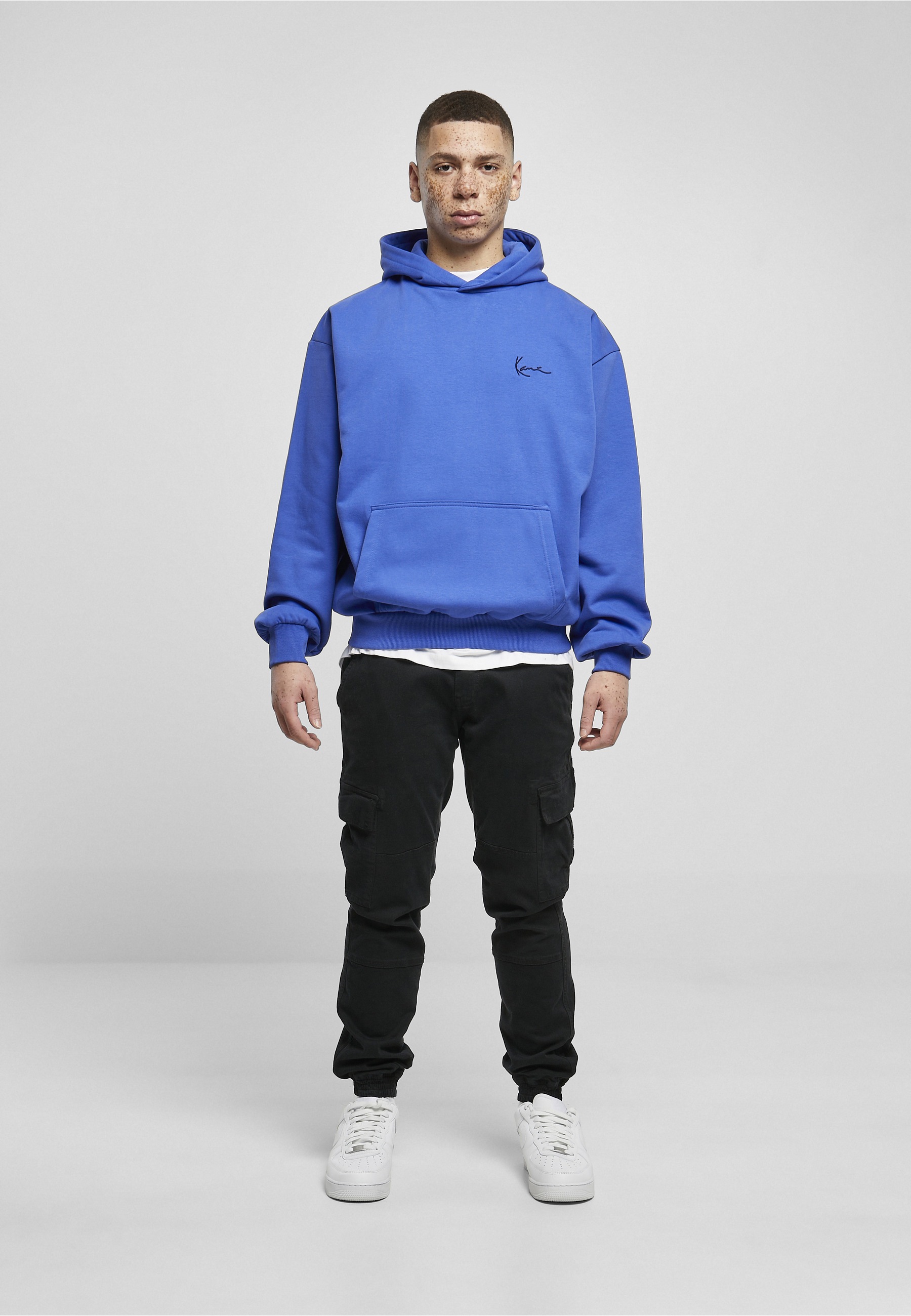 Karl Kani Kapuzenpullover »Karl Kani Herren KM231-046-1KK Chest Signature OS Hoodie blue« 1 Stk.