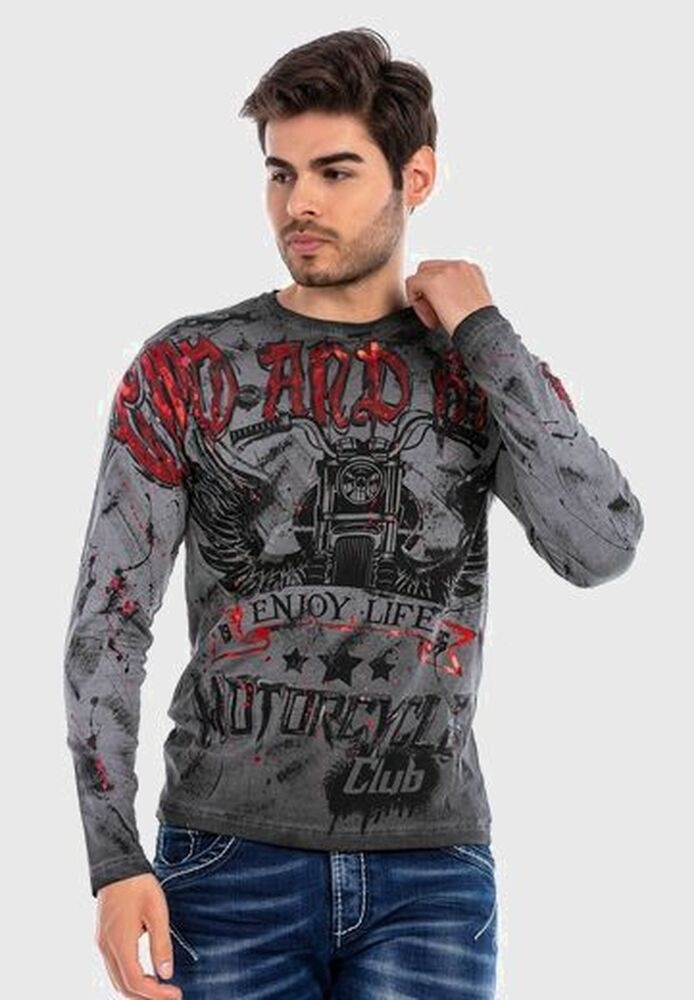 Cipo & Baxx T-Shirt »Sweatshirts«, mit coolem Print