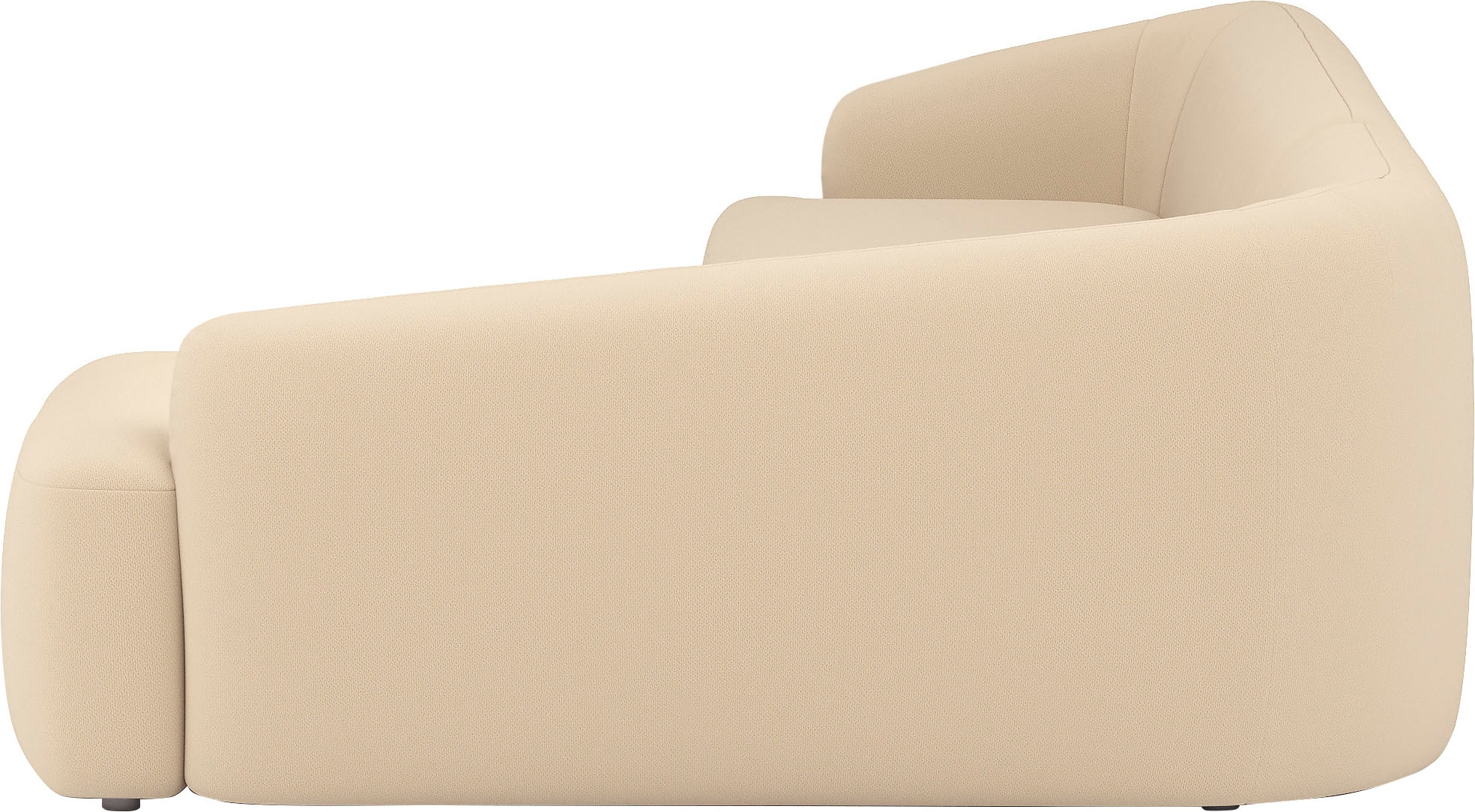 INOSIGN Ecksofa »Nergal, organisches Design, Breite 296cm, L-Form« Modernes Design, schlichte Optik, stilvoller Blickfang im Wohnzimmer